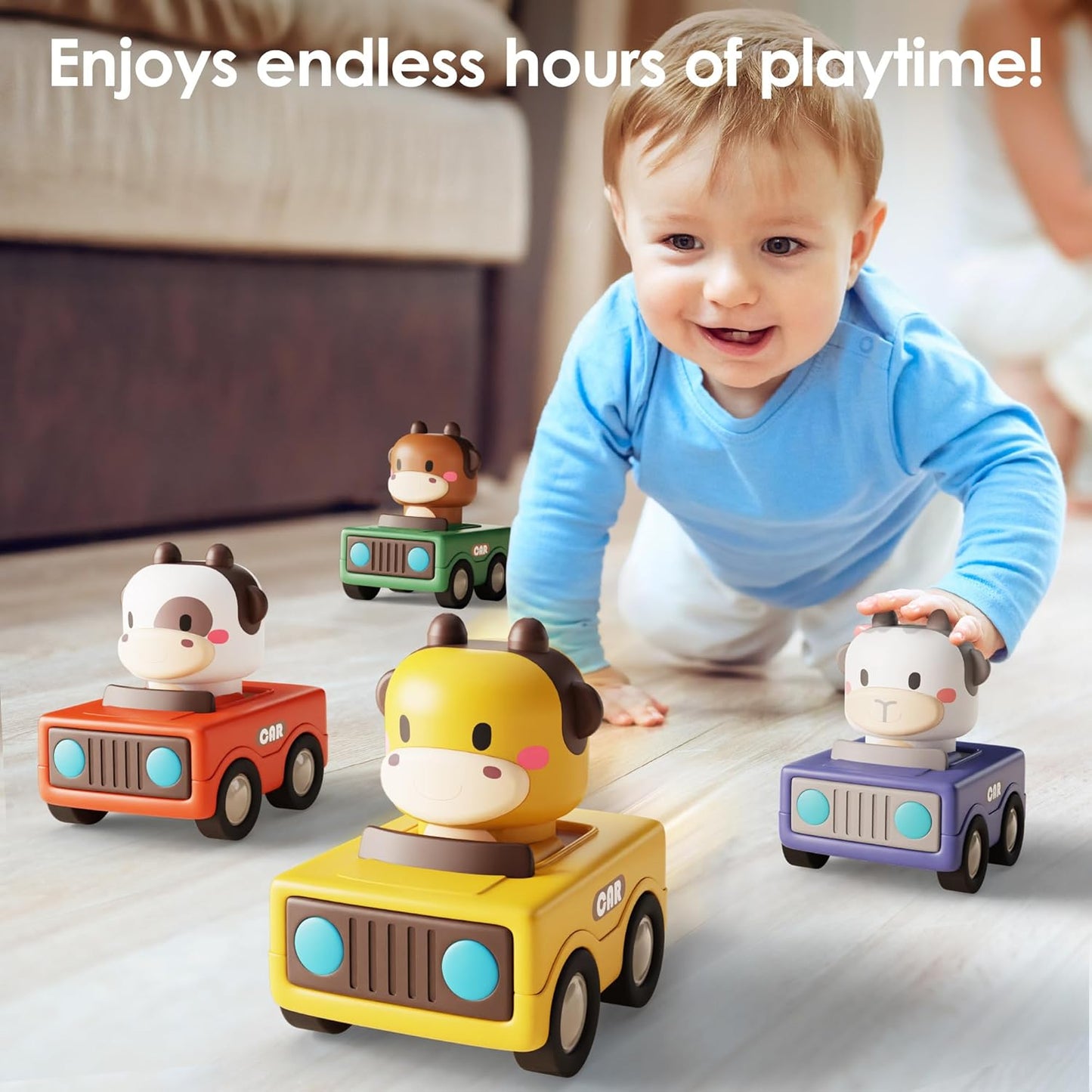 iPlayiLearn Big Head Racing Cars 6m+ 62