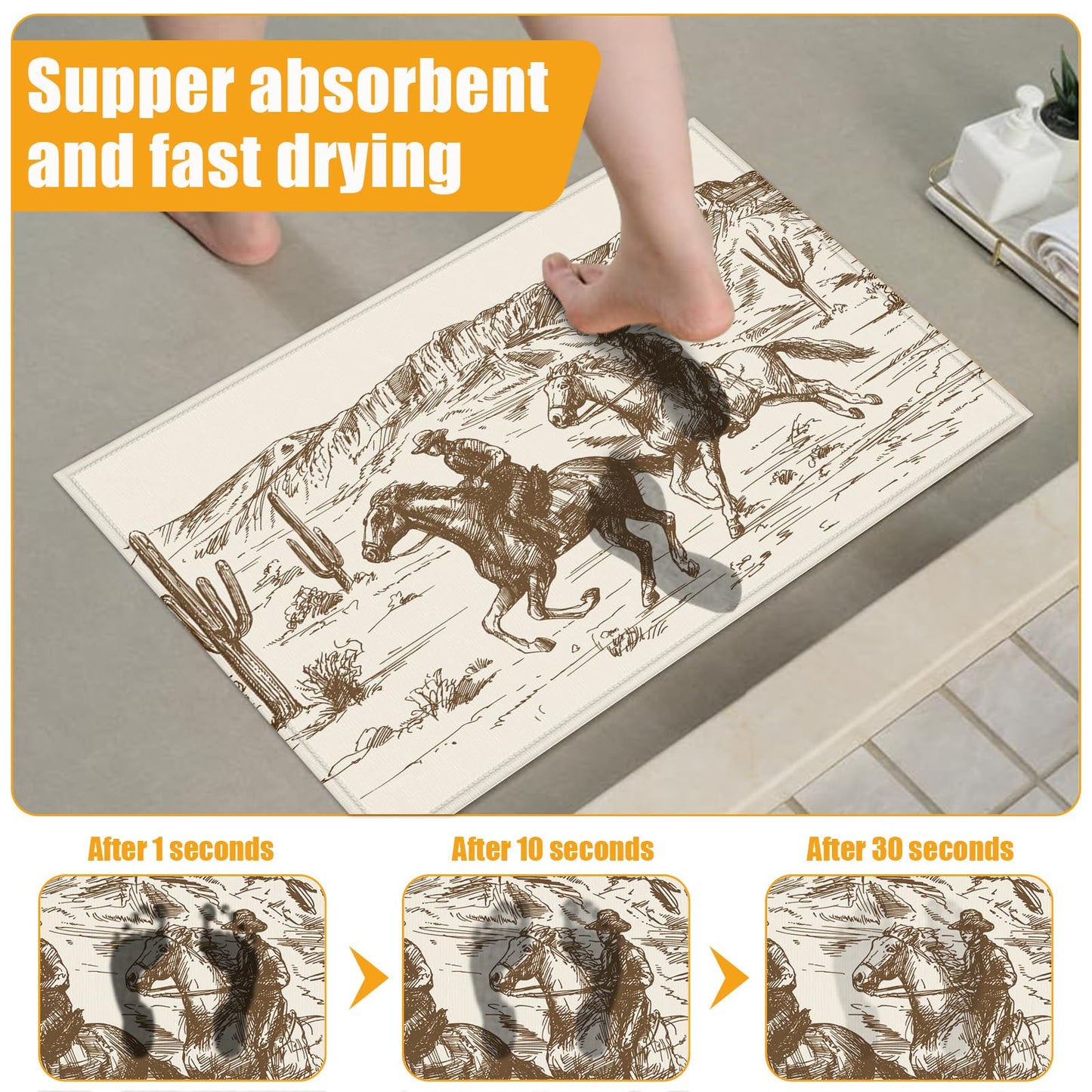 Red Spider Web Bath Mat for Bathroom,Washable Door Mat Absorbent Bath Rug Non-Slip Floor Rug Carpets,for Kitchen Bedroom Indoor BST220