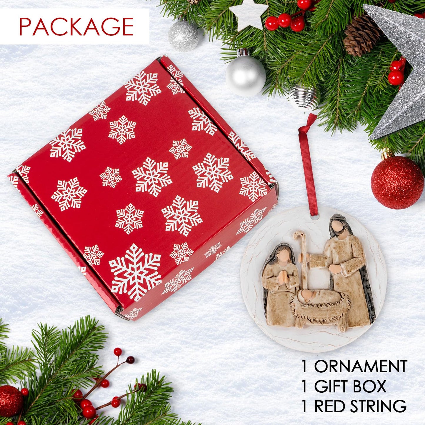 3D Christmas Ornament 2026 Wedding Gifts for Couple - Romantic Our First Christmas Married Engaged Ornament Bridal Shower Gift - Just Married Ornaments for Xmas Tree, Mr and Mrs Gifts for Newlyweds BST326H