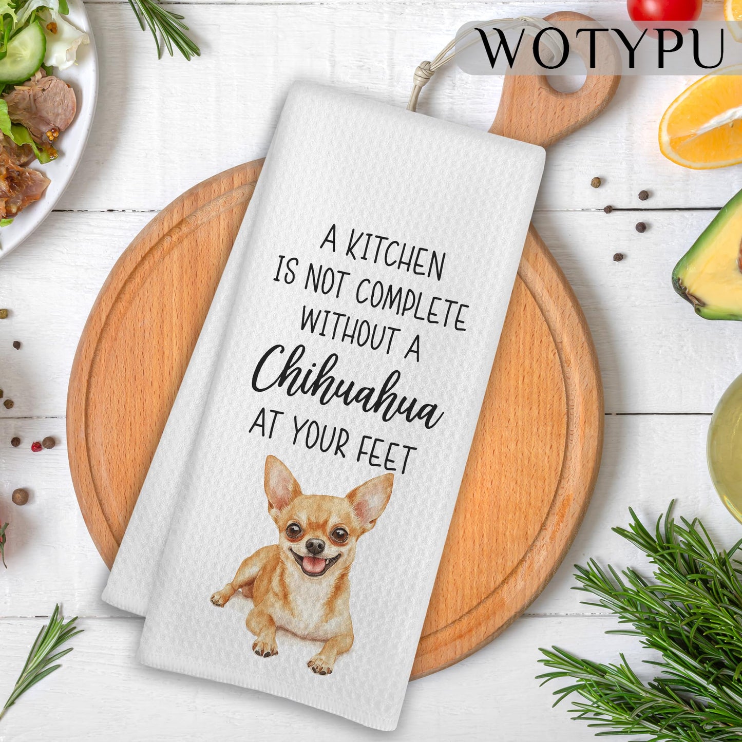 Funny Chihuahua Gifts Hand Towels for Bathroom, Chihuahua Gifts for Women Men Decorative Hand Towels for Kids Guest Bathroom Washroom Power Room Vanity Half Bath, 16X24 Inch BST326L