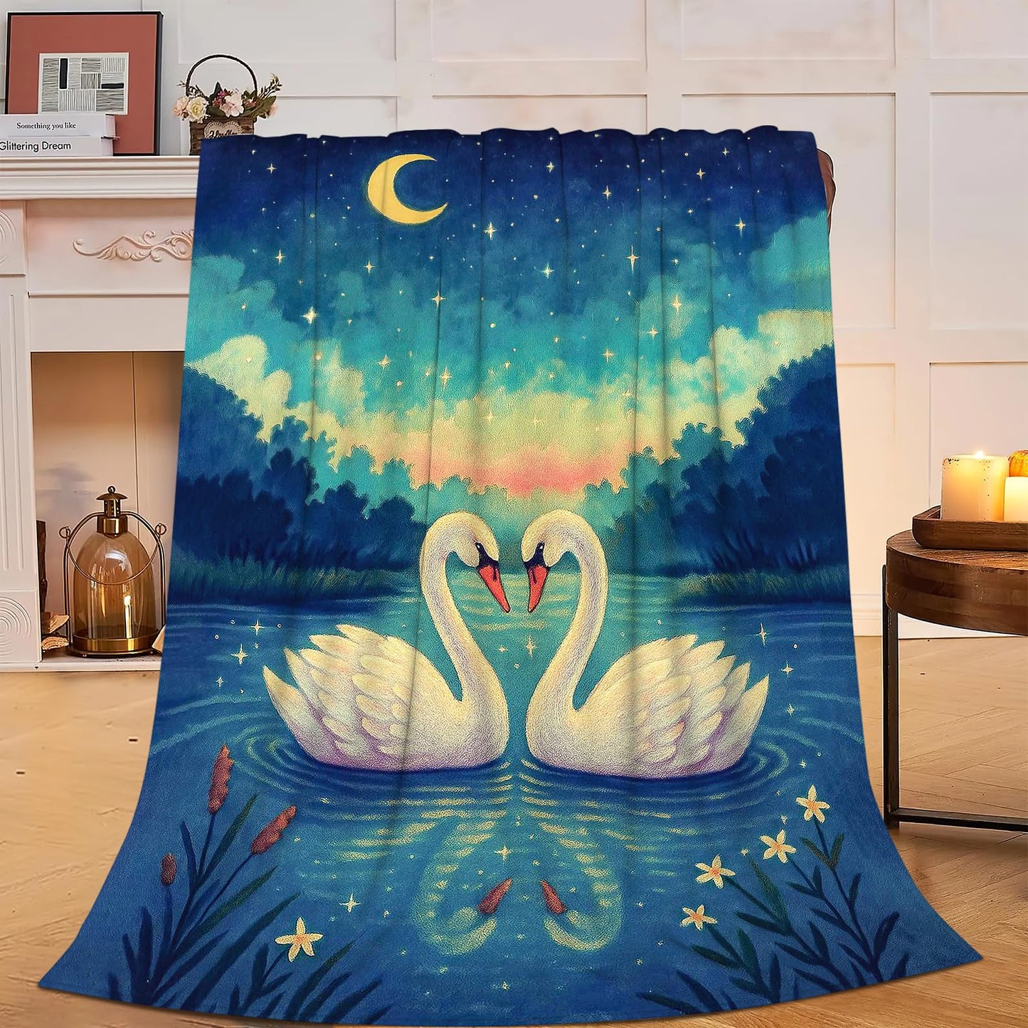 Soccer Blanket Super Soft Warm Fluffy Fleece Flannel Ball Sports Throw Blanket Cozy Fuzzy Plush Stuff Bedding Blankets Gifts for Teens Boys Kids Women Girls Adults 50"X40" BST326H