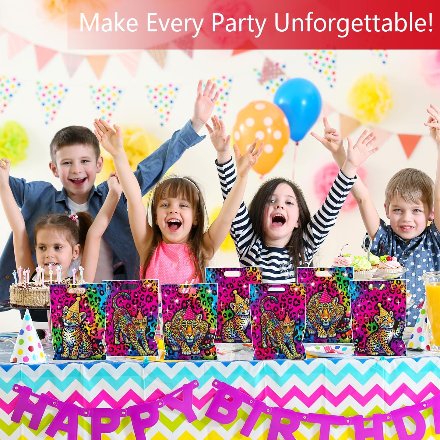 Falueqg Frog Party Favor Bags - 50 Pcs Green Frog Goodie Candy Gift Bags Summer Animal Theme Party Supplies for Birthday Baby Shower Decorations BST326H