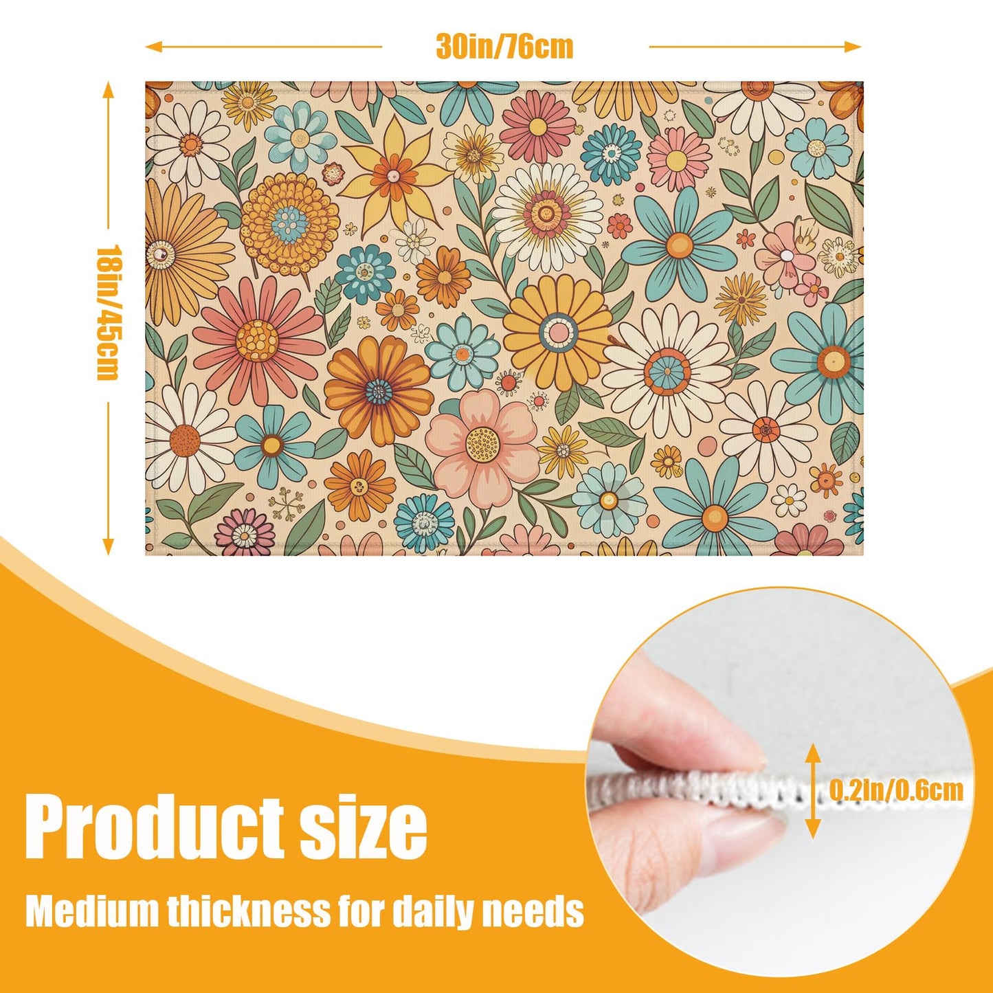 Red Spider Web Bath Mat for Bathroom,Washable Door Mat Absorbent Bath Rug Non-Slip Floor Rug Carpets,for Kitchen Bedroom Indoor BST220