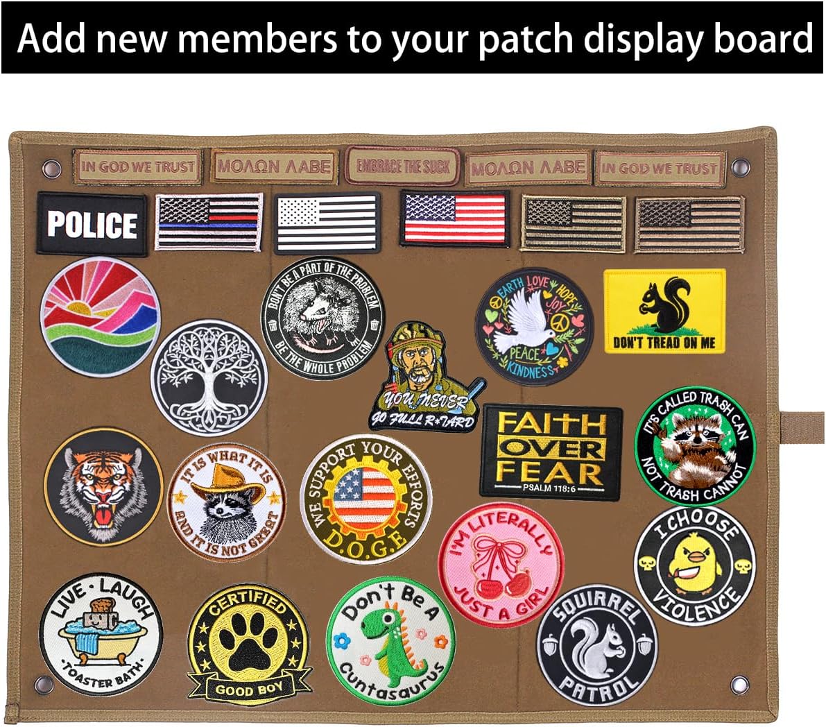 Certified Good Dog Harness Patches 3" Embroidered Funny Hook and Loop Backing Certified for Backpacks, Hats, Bags,Dog Harness, Vests BST326L