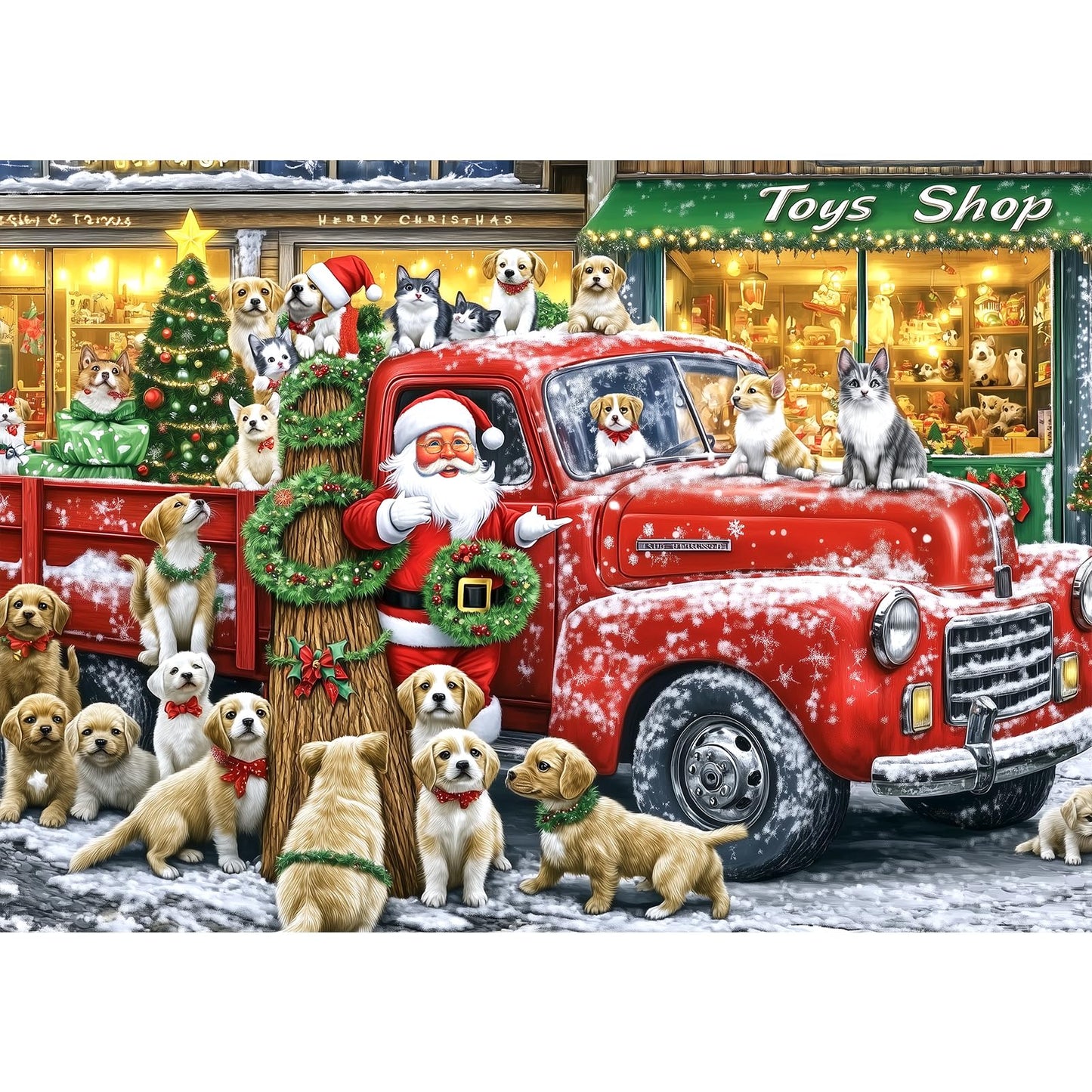 Halloween Puzzle 1000 Pieces for Adults Spooky Scarecrow Farm | Jigsaw Puzzles 1000 Pieces Autumn Horror Spooky with Pumpkin & Ghost Truck for Party Game Night, Dust-Free, 27.5"x19.7" WN420
