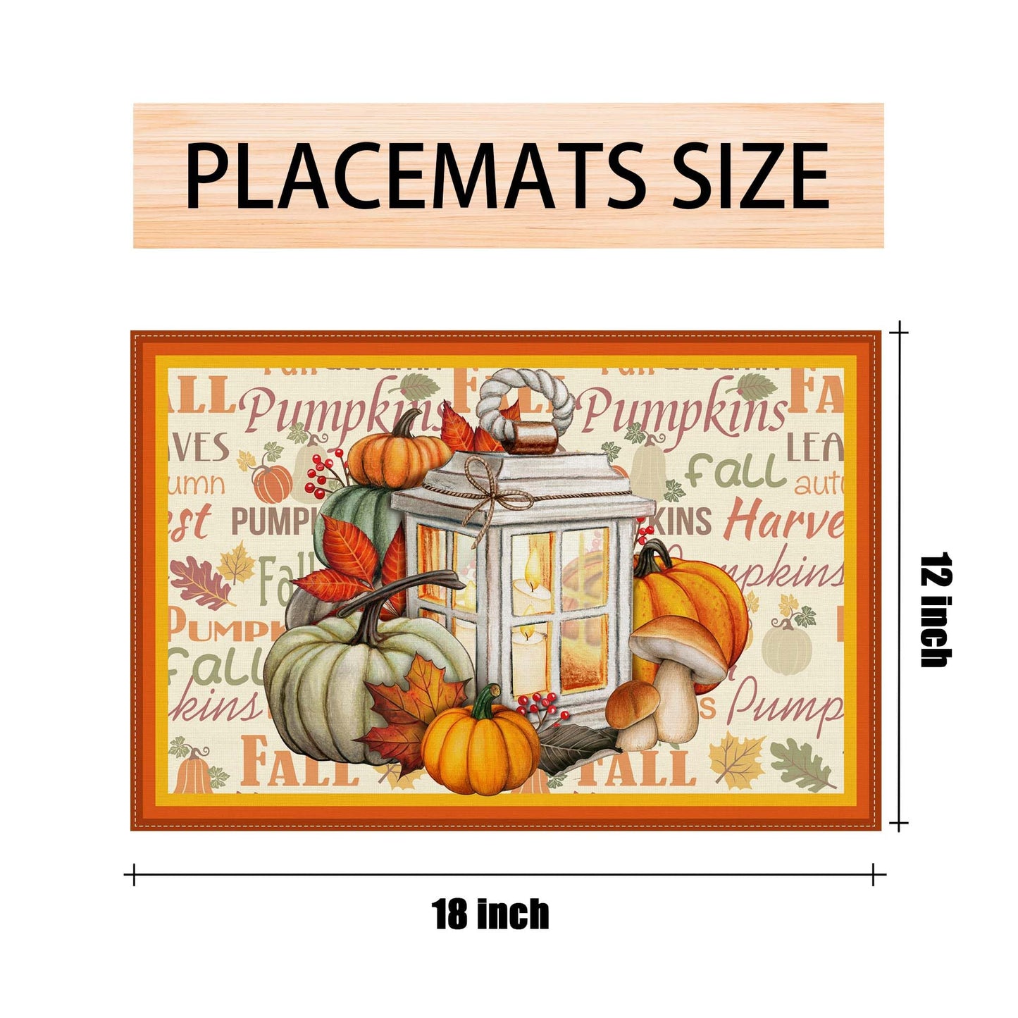 Fall Table Runner-Farmhouse Fall Leaves Pumpkin Table Decor Autumn Thanksgiving Home Kitchen Dining Room Table Decorations 13x36 Inch BST220