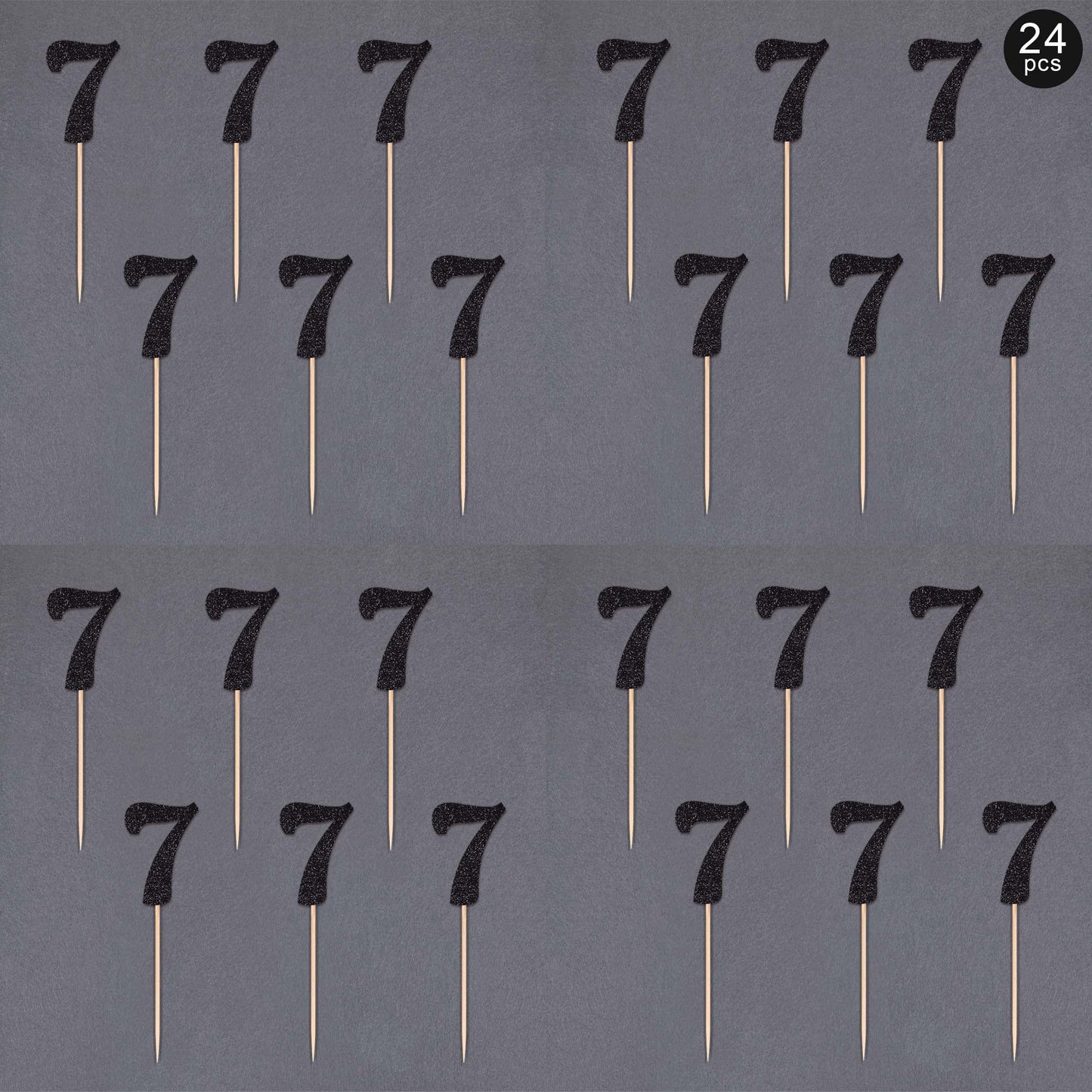Gexolenu 24 PCS Rose Gold Double-sided 3rd Birthday Cupcake Toppers, Glitter Age THREE Cake Picks Decor, Third Happy Birthday Party Decorations Baby Shower Anniversary Party Supplies BST220