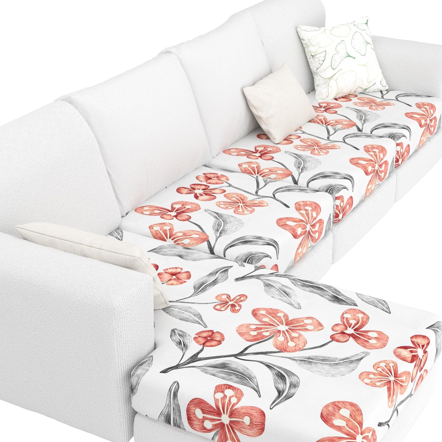 Stretch Couch Cushion Covers for Individual Sofa Seat Cushion,Washable Slipcover for Chair Loveseat Sofa,Furniture Protector Cushion Sofa Cover(Backrest or Seat) BST326H