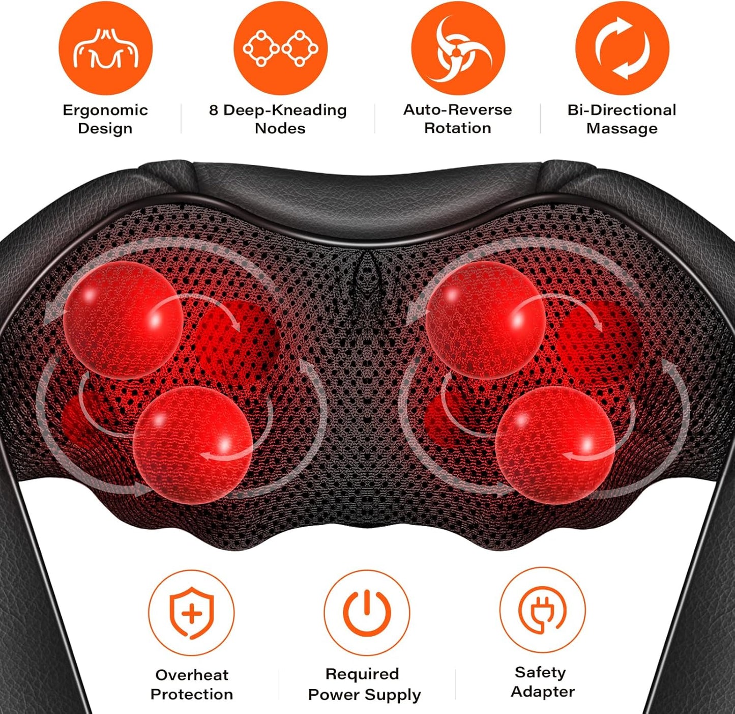 DEEP TISSUE Massager, Neck Massager with Heat 88