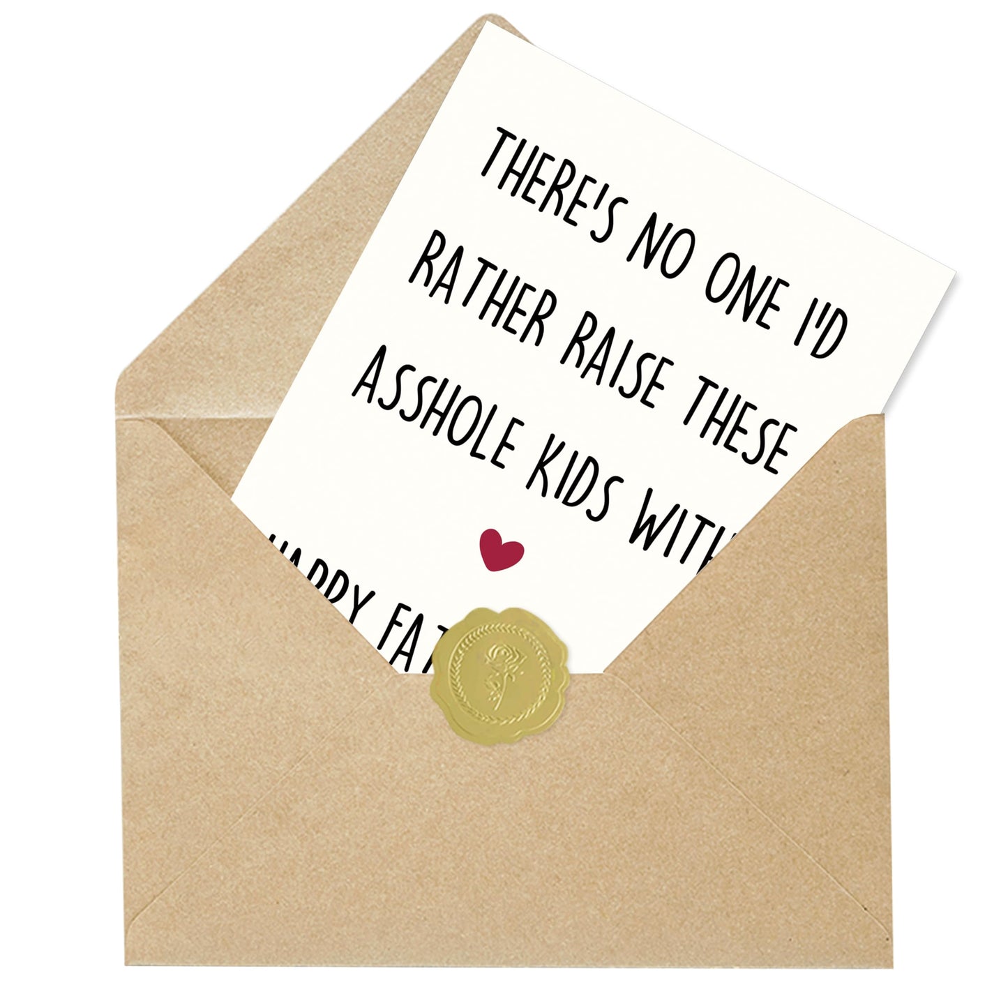 Fathers Day Card,Fathers Day Cards Gifts Decorations for Dad from Daughter Son,Happy Father's Day Cards Gifts Ideas with Envelope,Funny Sweet Dad Card BST220