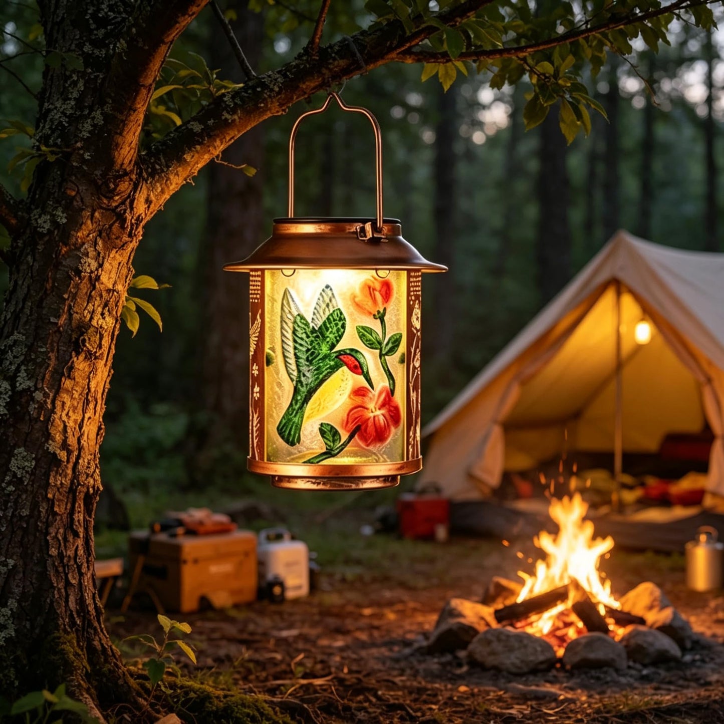 2 Pack Solar Lanterns Outdoor Waterproof N30