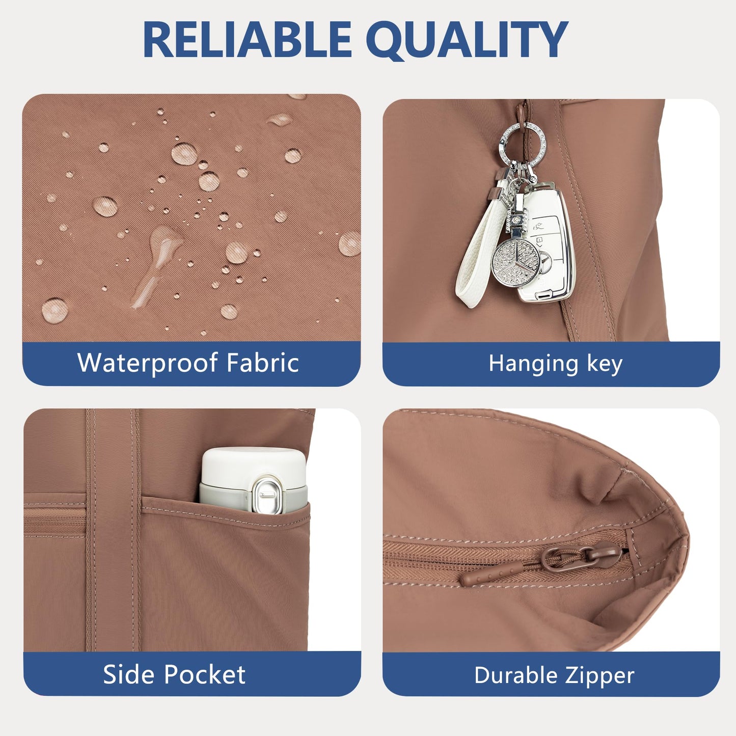 Tote Bag for Women,Large Handbag with Laptop Compartment, Shoulder Bag for Travel, Tote Bags for Work and Everyday WN420