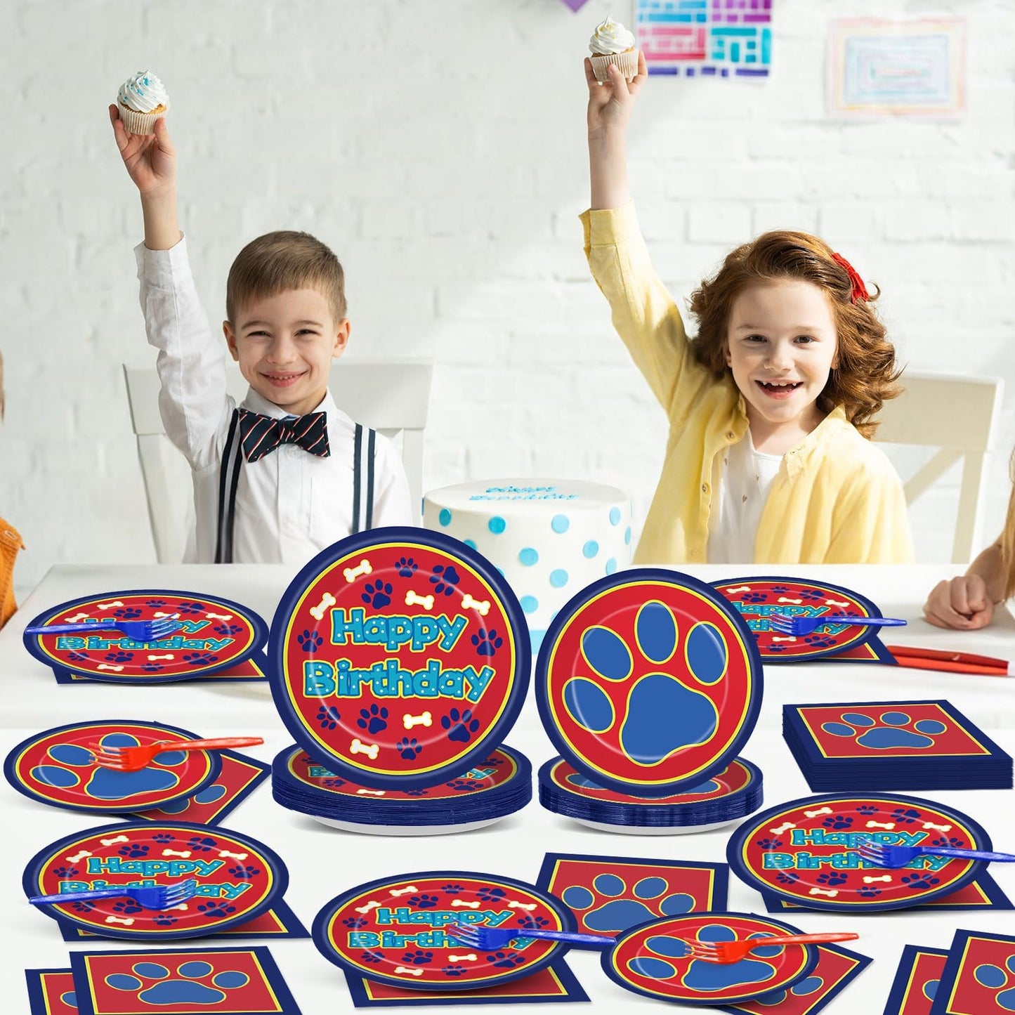 96 Pcs Race Car 1st Birthday Party Plates and Napkins Racing Cars First Birthday Decor Race Car One Year Old Dessert Cake Plates Racing Cars Theme Tableware Set for Kids Boy Party Decor 24 Guests BST202