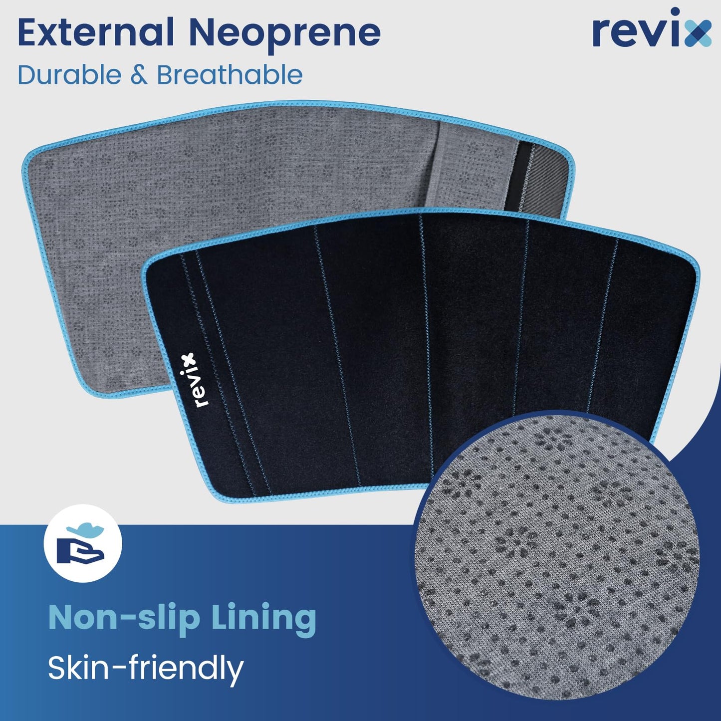 REVIX Shin Ice Pack Reusable Leg Ice Pack Wrap Cold Therapy Compression Sleeve N25