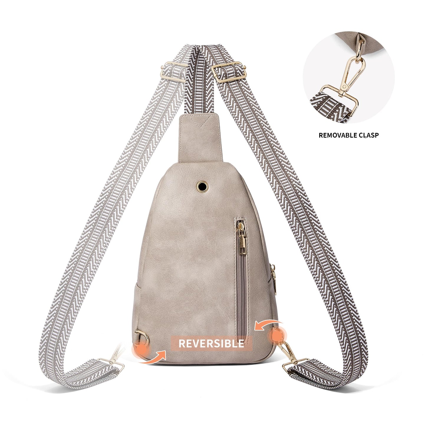 CORALDAISY Crossbody Bags for Women Fanny Pack Sling Bag Crossbody Purse Travel Purses for Women BST220