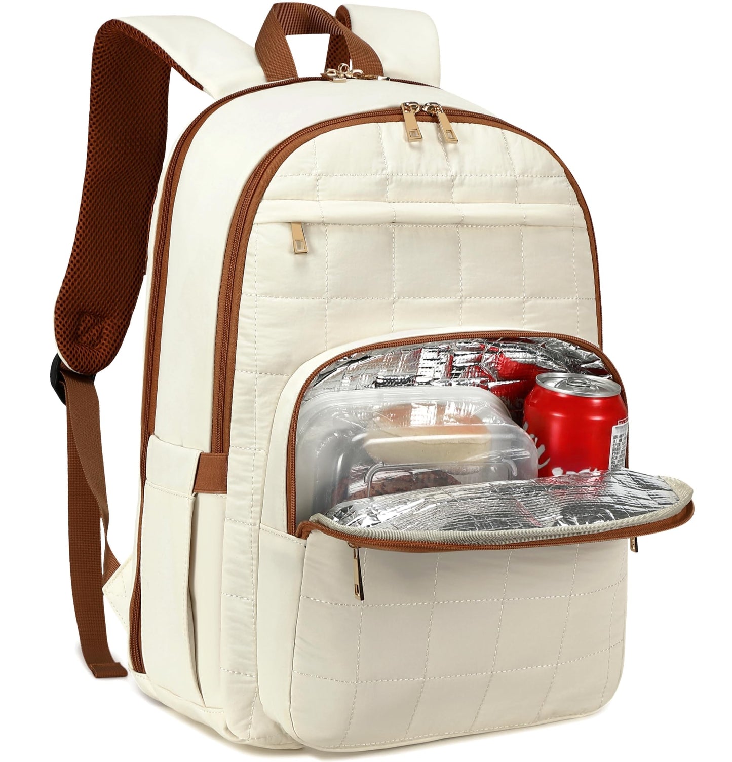 CAMTOP College Backpacks for Women, School Backpack with Insulated Lunch Pocket BST326H