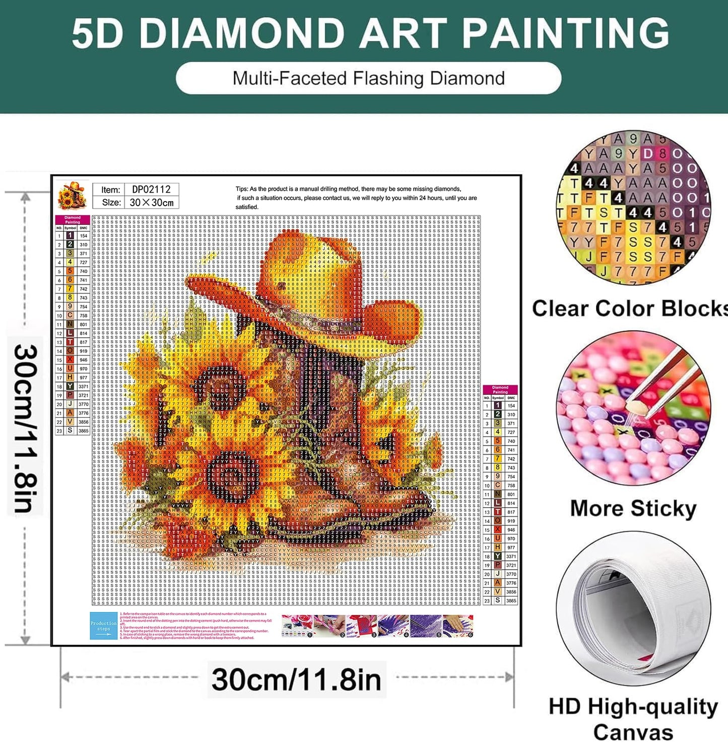 AIBOERL Cherry Diamond Art Kits for Adults,Cherry 5D Diamond Painting Kits for Adults Beginners,DIY Full Round Drill Diamond Dot Painting Gem Art Kits for Adult, Home Wall Decor 12x16Inch BST220