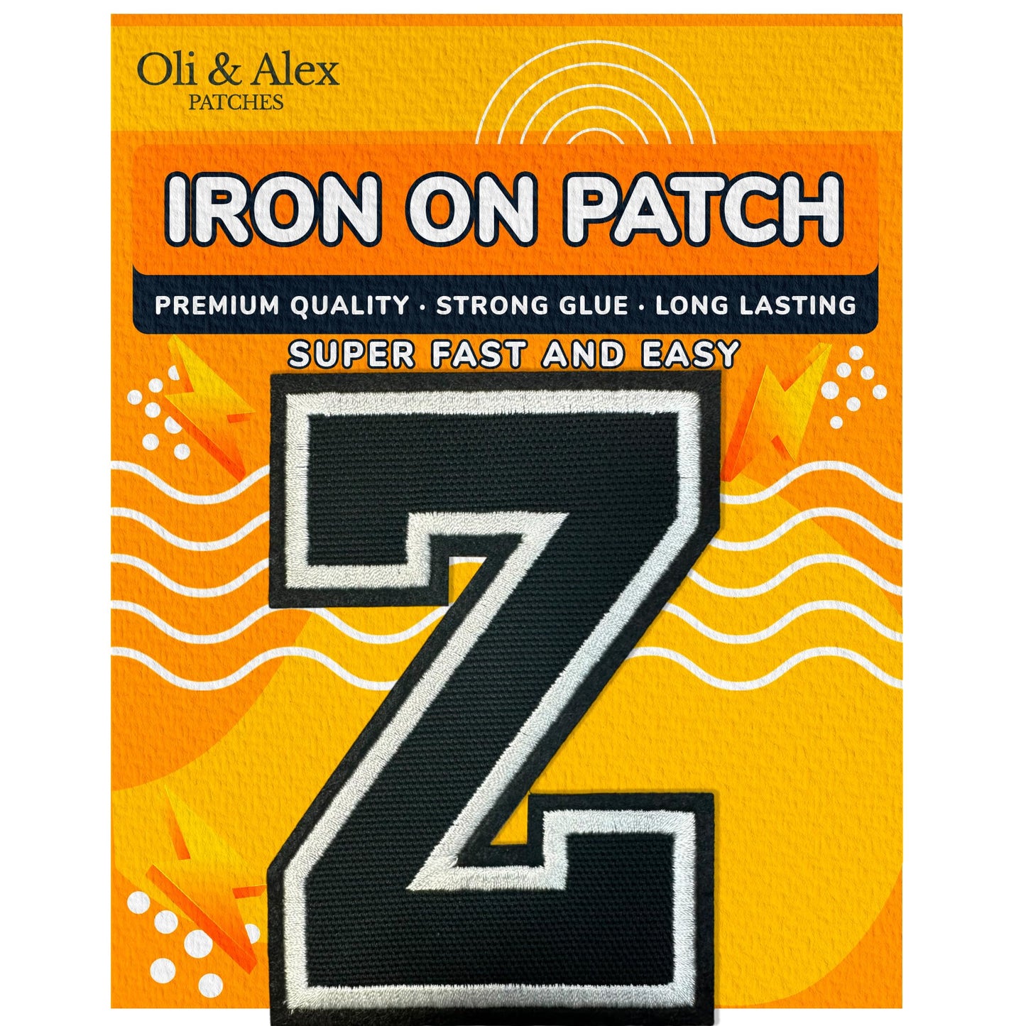 Iron On Letters Patches Premium Quality - Letter for Clothing - Varsity Patch Transfer for Clothes - Embroidered Letters Patches for Jersey Jackets - Sew on Appliques Red BST220