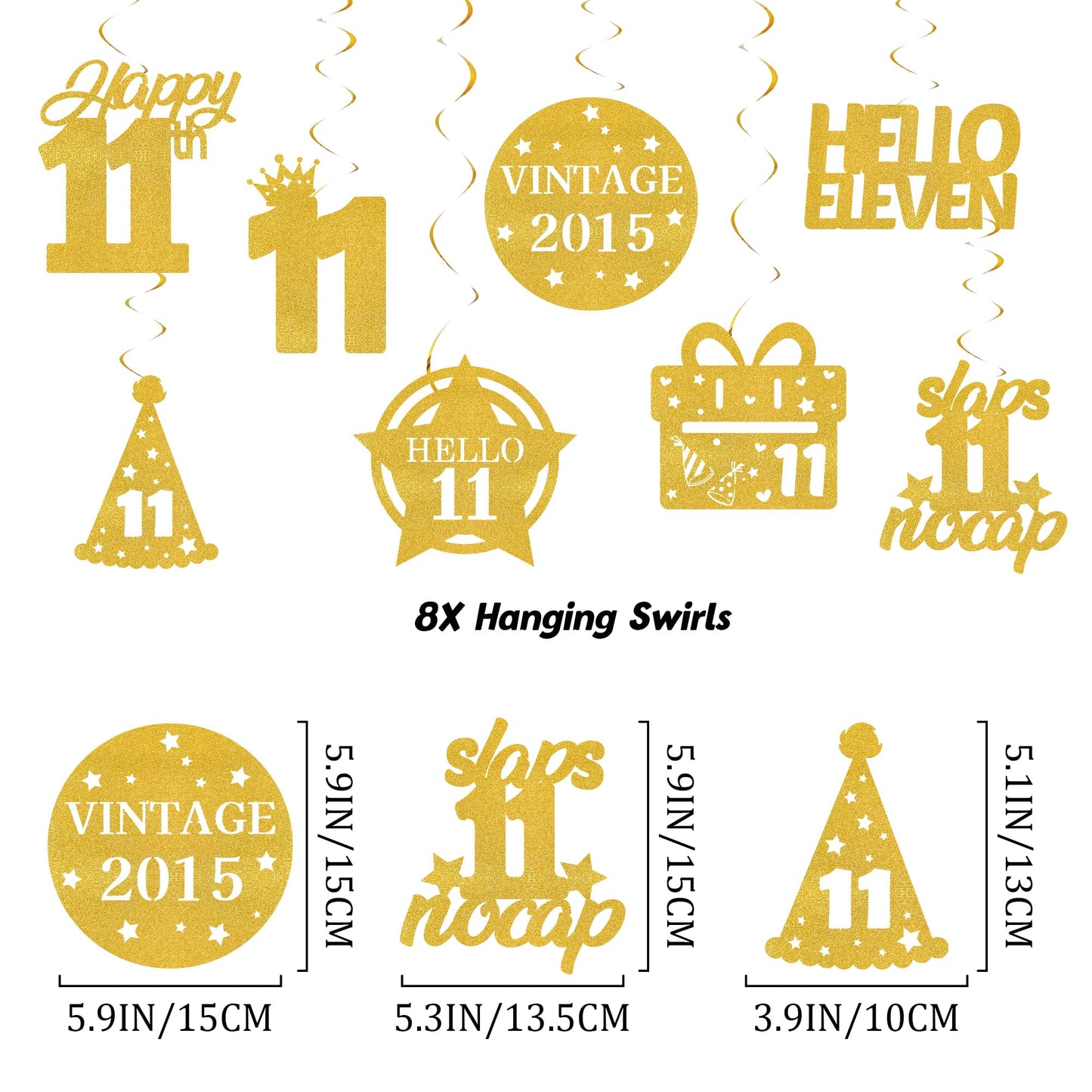 18th Birthday Decorations Banner for Boys - Pre-strung Gold Glitter 18 Slaps No Cap Banner Hanging Swirls, Funny Gen Z Slang 18 Year Old Party Supplies BST220