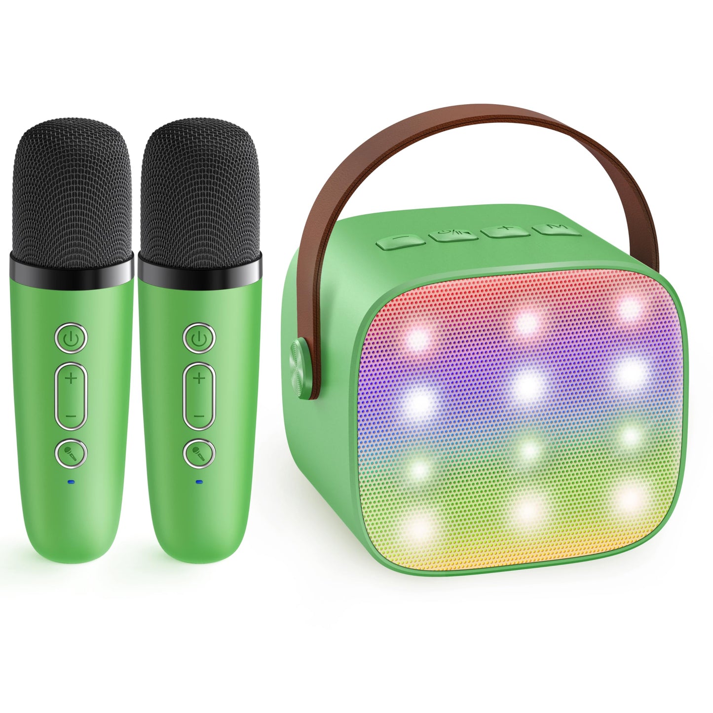 YLL Karaoke Machine for Kids, Portable Mini Speaker with 2 Wireless Microphones, TOP Kids Gifts for Girls Ages 3, 4, 5, 6, 7, 8, 9, 10+ Years Old, 4-12th Birthday Singing Present Toy Party (Purple)