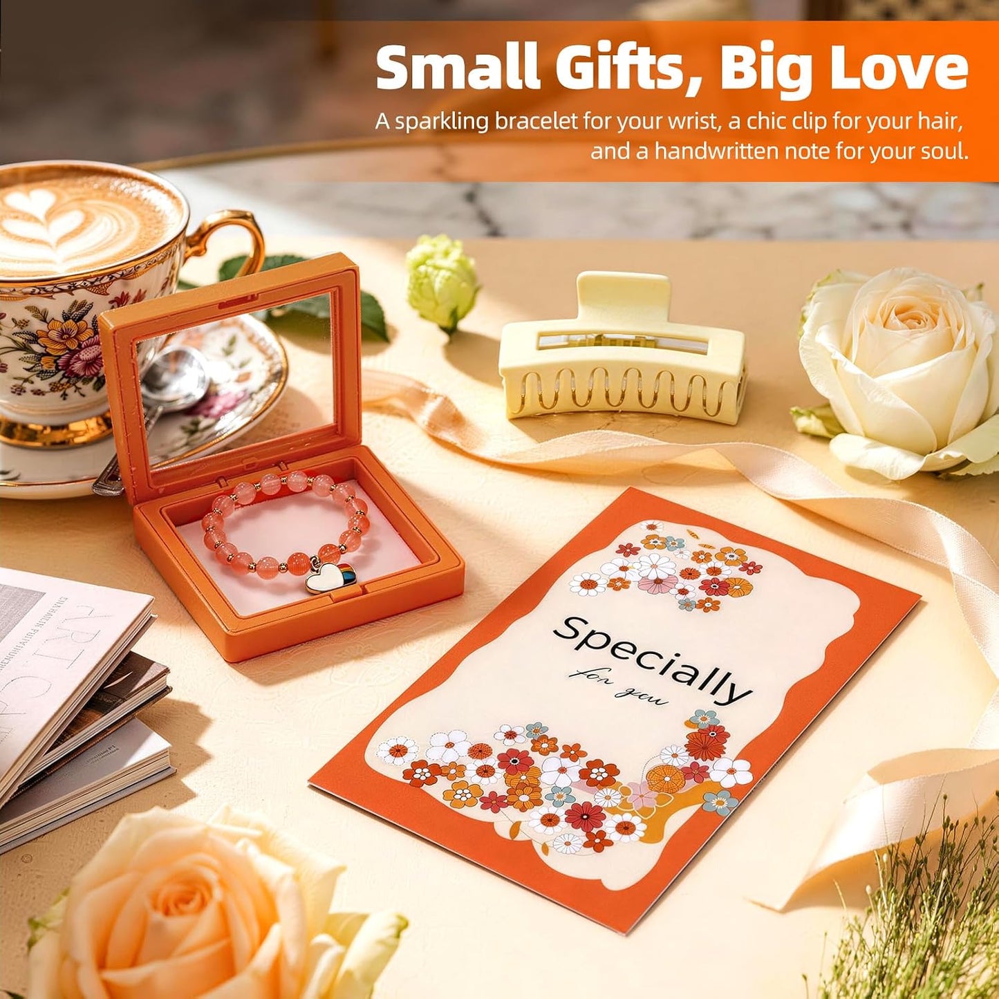 15Pcs Get Well Soon Gifts for Women, Care Package with 12oz Tumbler, 3-Pack Coffee Sleeves, Blanket & Flower, Gift Basket for Surgery Recovery, Birthday, Sympathy WN420