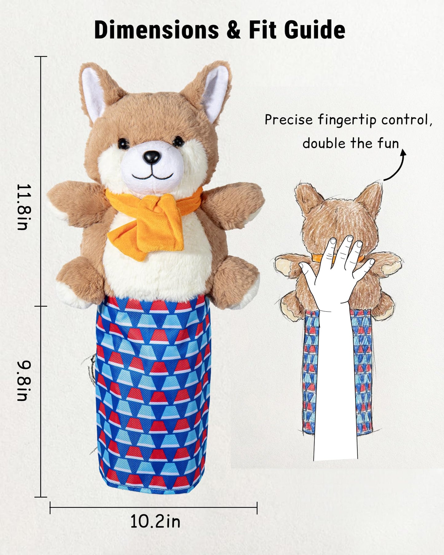Cat Wrestling Glove Toy | Karate Kitty Puppet with Built-in Catnip N27