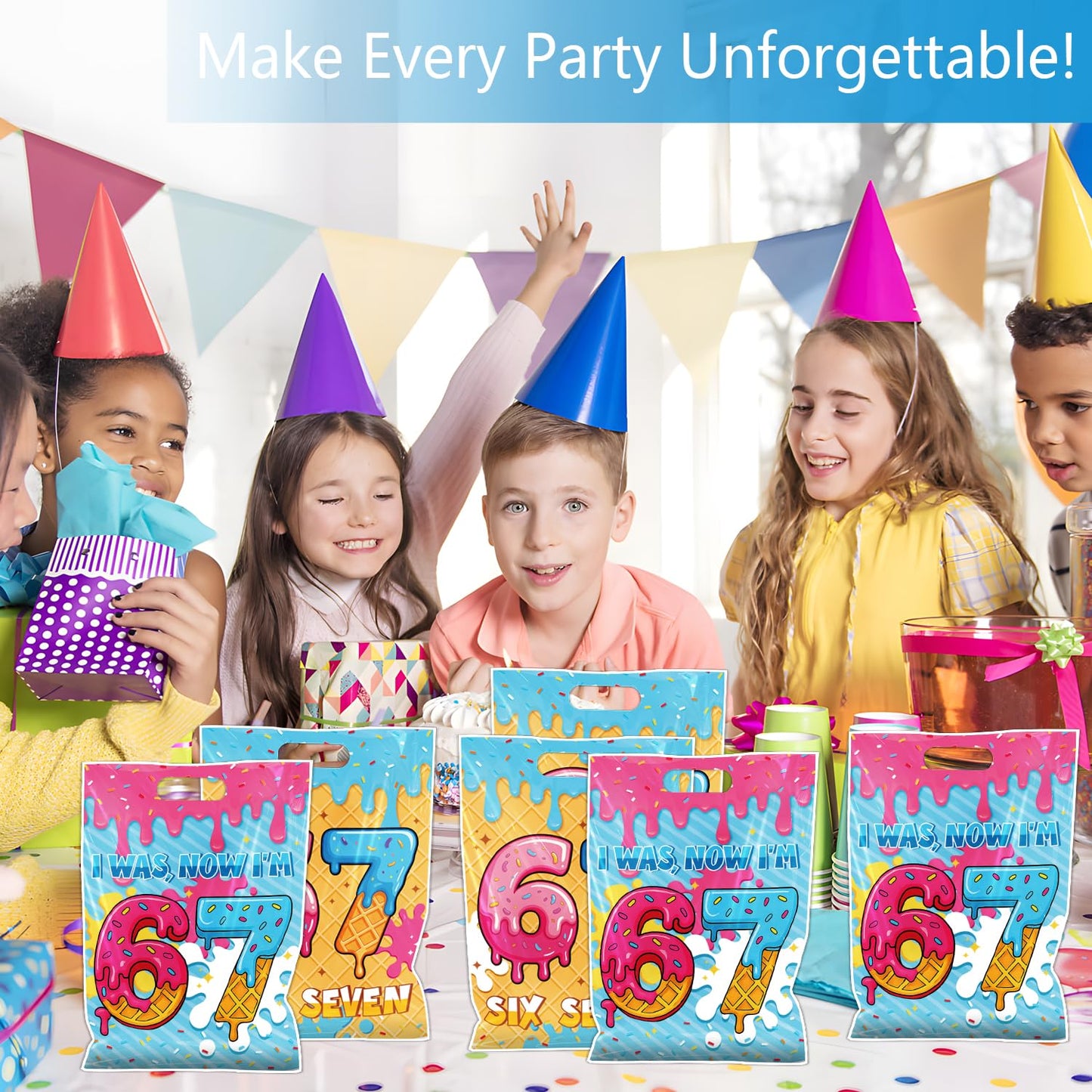 Falueqg Frog Party Favor Bags - 50 Pcs Green Frog Goodie Candy Gift Bags Summer Animal Theme Party Supplies for Birthday Baby Shower Decorations BST326H