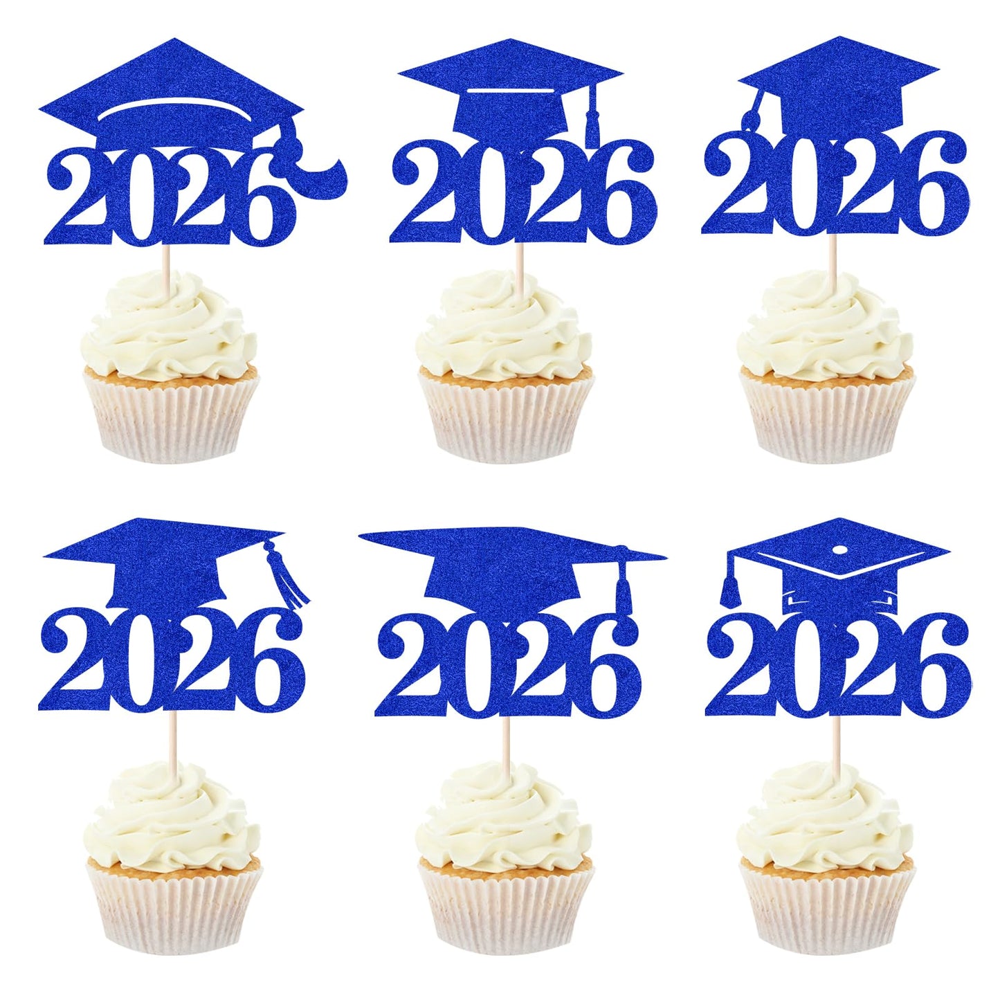 24 Pack Nurse Cupcake Toppers Nursing School Graduation Cupcake Picks Medical Rn Nurse Grad Themed Birthday Baby Shower Party Cake Decorations Supplies BST326L