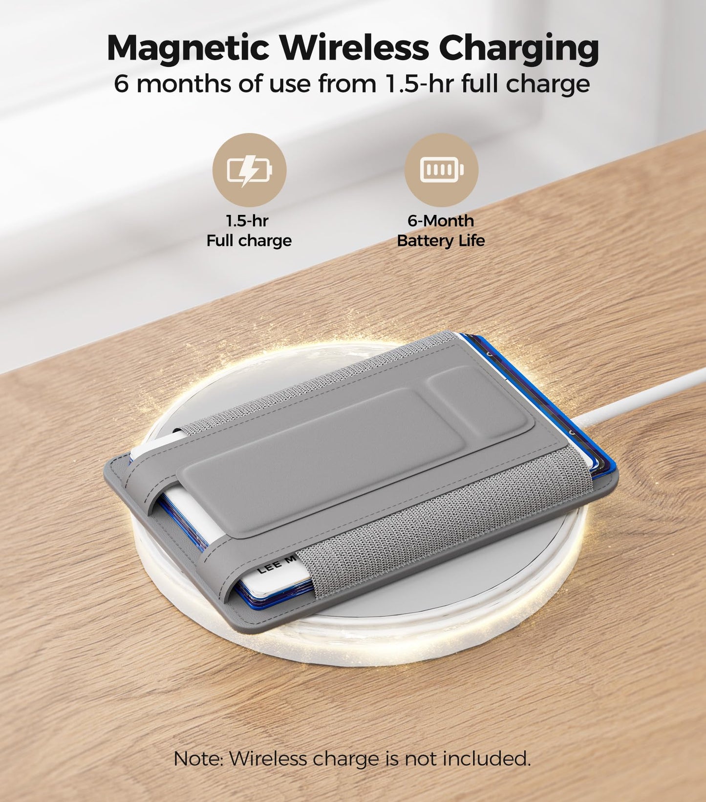 for MagSafe Wallet, Works with Apple Find My, 5-Card RFID Holder with Stand Also Grip, Strong Magnetic Wallet for iPhone 17/16/15/14/13/12 Pro Max Air Plus, Wireless Charging, Brown BST220