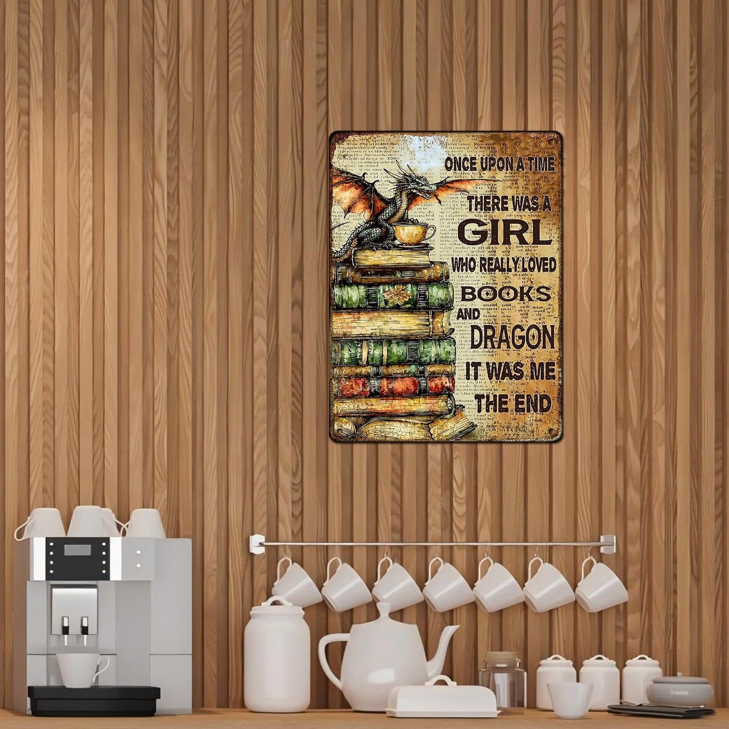 Vintage Cat Sign That's What I Do Write And I Know Things Metal Poster Sign for Home Bar Pub Kitchen Garage Restaurant Wall Deocr 12 * 8inch BST220