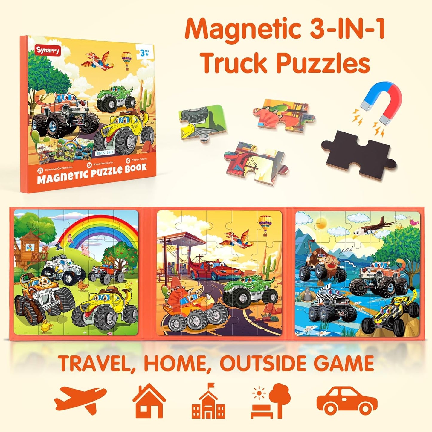 SYNARRY Magnetic Puzzles Book 102