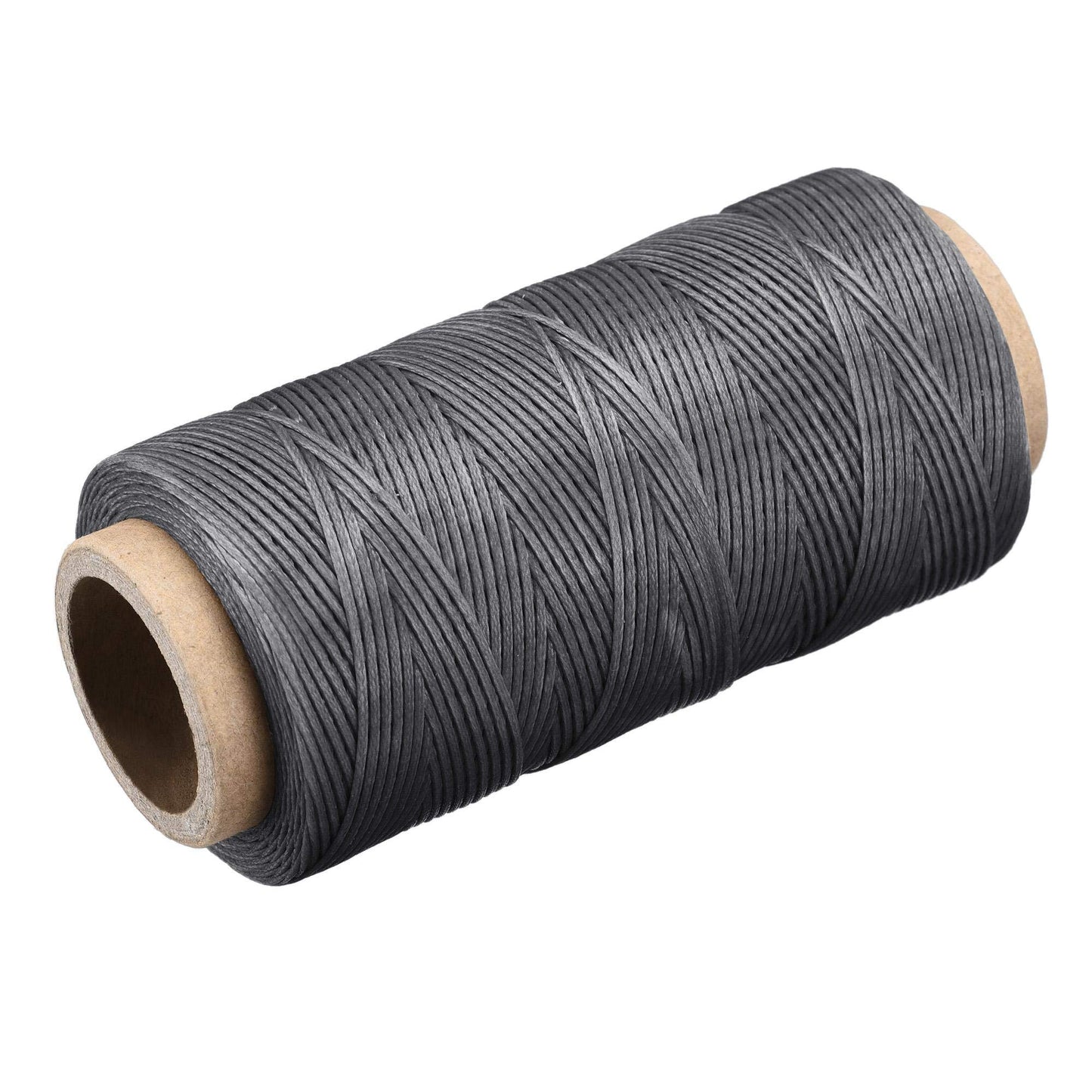 uxcell Leather Sewing Thread 186 Yards 210D/1mm Polyester Waxed Cord for Manual Sewing, Wheat BST326H