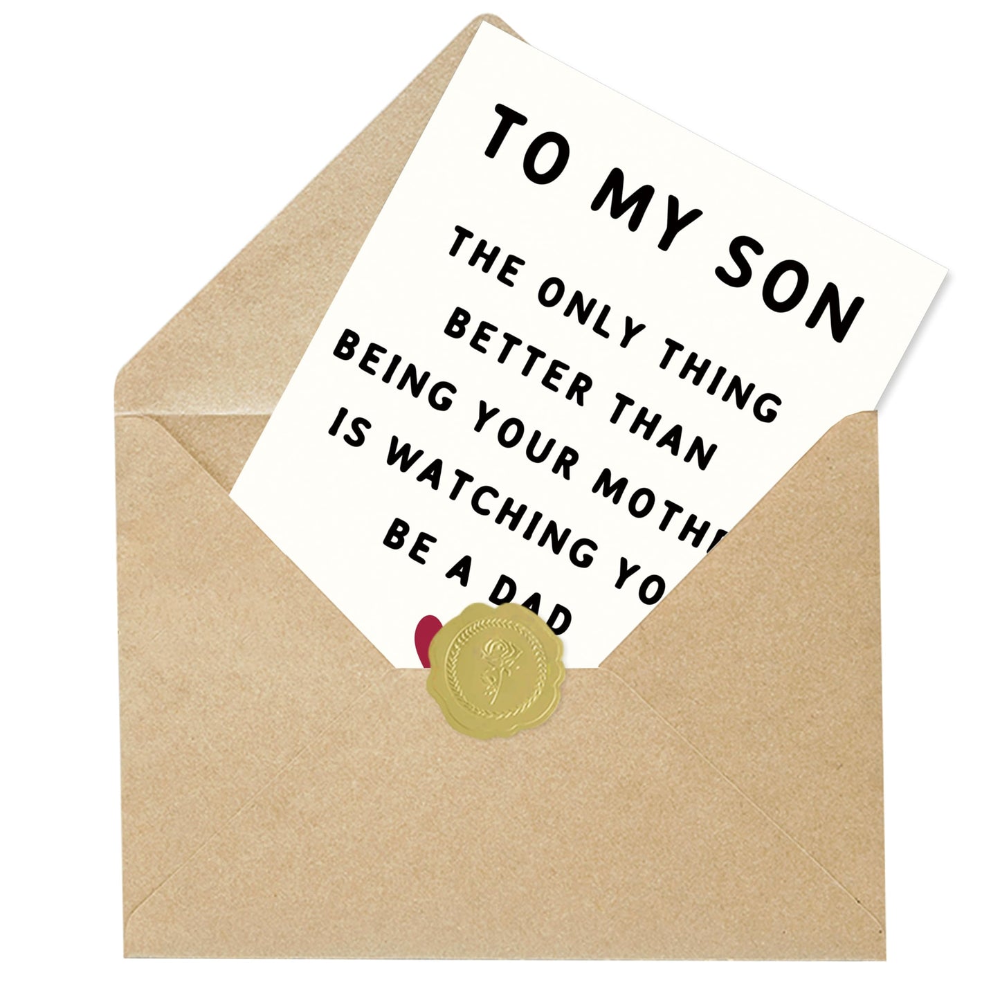 Funny Fathers Day Card for Dad, Father's Day Cards Gifts Decorations from Daughter Son, Happy Fathers Day Card from Cat, Cute Cat Dad Father's Day Decorations Gifts BST220