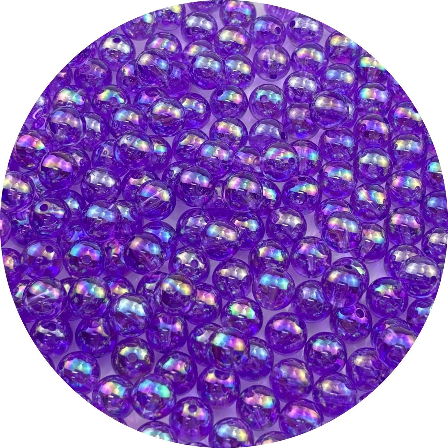2000pcs 4mm Acrylic Round Beads AB Colors Acrylic Beads Round Spacer Beads with Hole for DIY Bracelet Necklace Jewelry Making Supplies Handmade Craft(Green AB) BST220