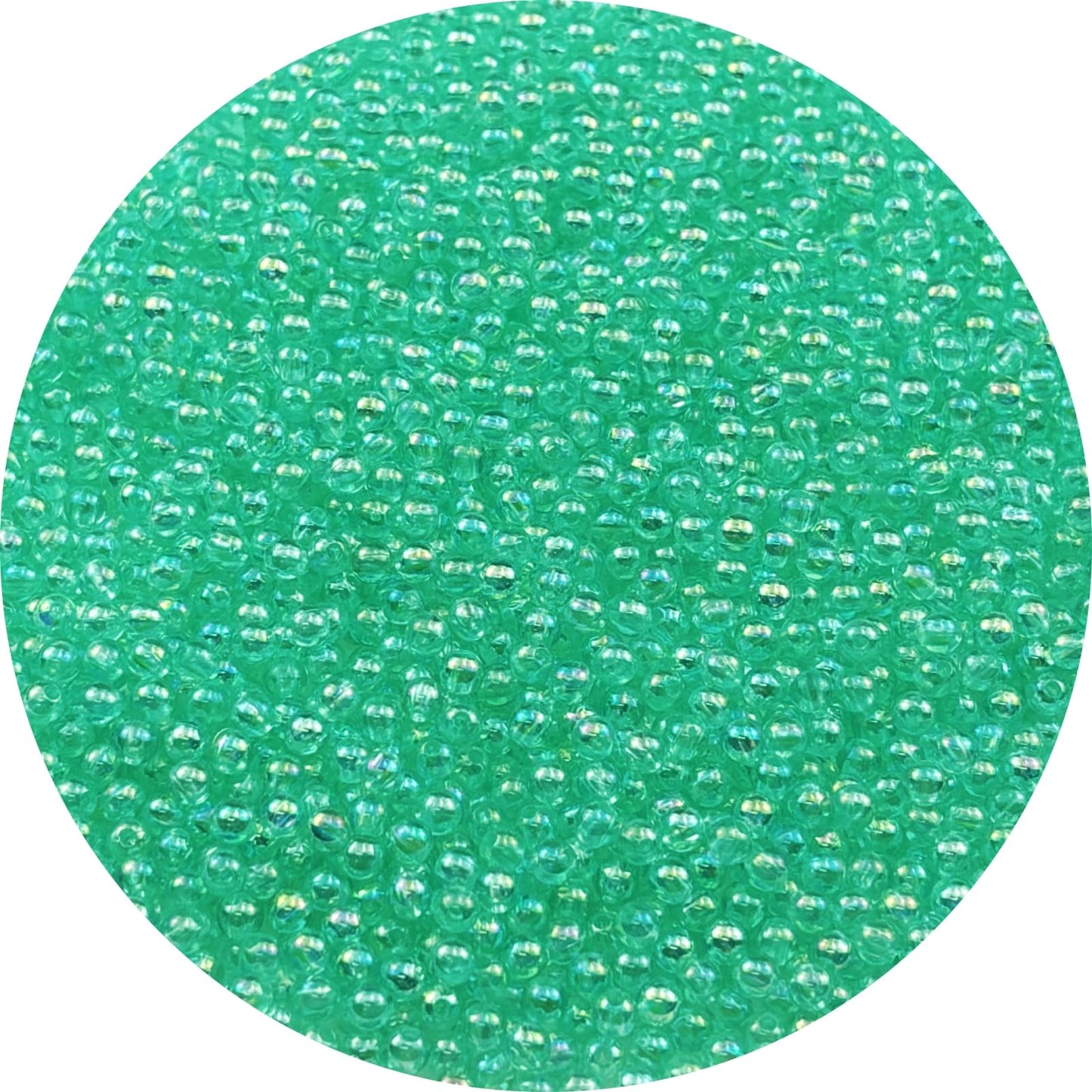 2000pcs 4mm Acrylic Round Beads AB Colors Acrylic Beads Round Spacer Beads with Hole for DIY Bracelet Necklace Jewelry Making Supplies Handmade Craft(Green AB) BST220