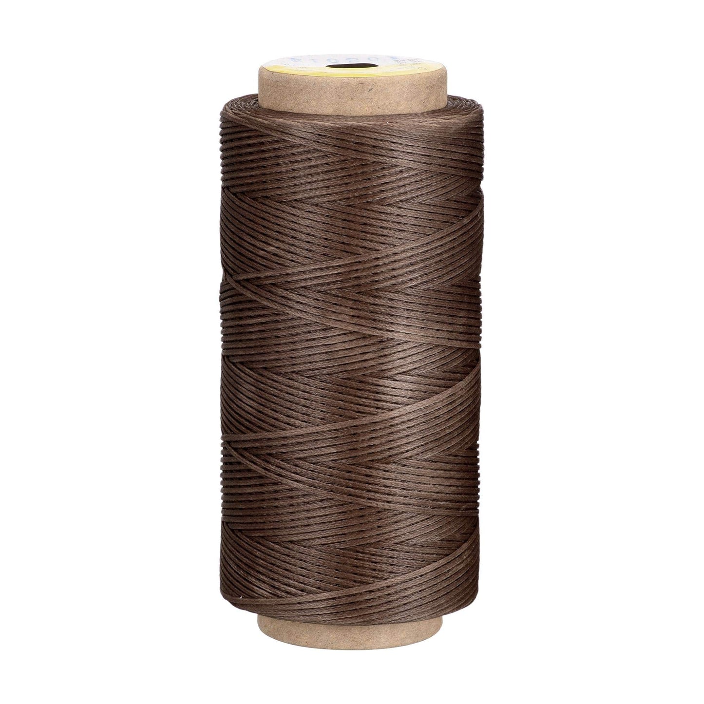 uxcell Leather Sewing Thread 186 Yards 210D/1mm Polyester Waxed Cord for Manual Sewing, Wheat BST326H