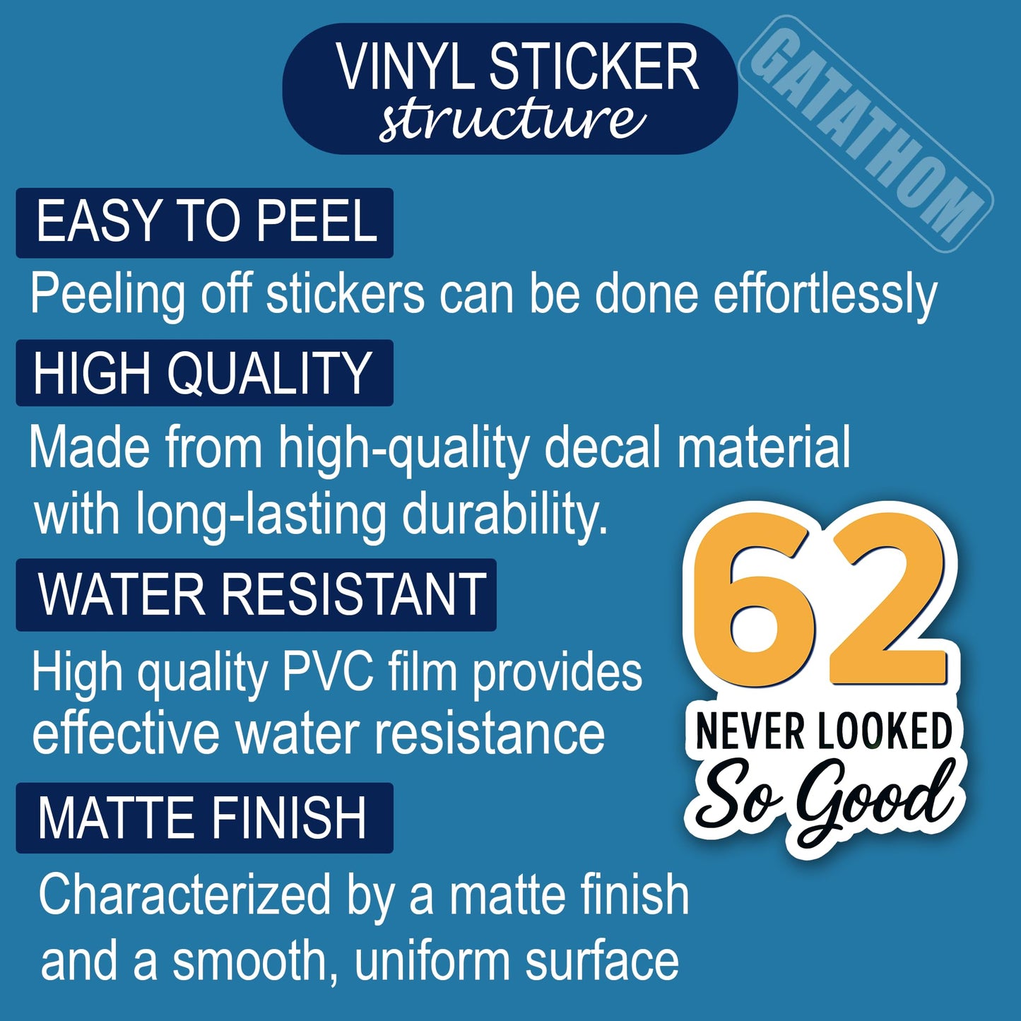 (3PCS) 83 Never Looked So Good Sticker – Happy 83th Birthday, Waterproof Vinyl Decals for Party Decor, Scrapbooking, Water Bottles, Laptops, Size 3" x 2.5" BST202