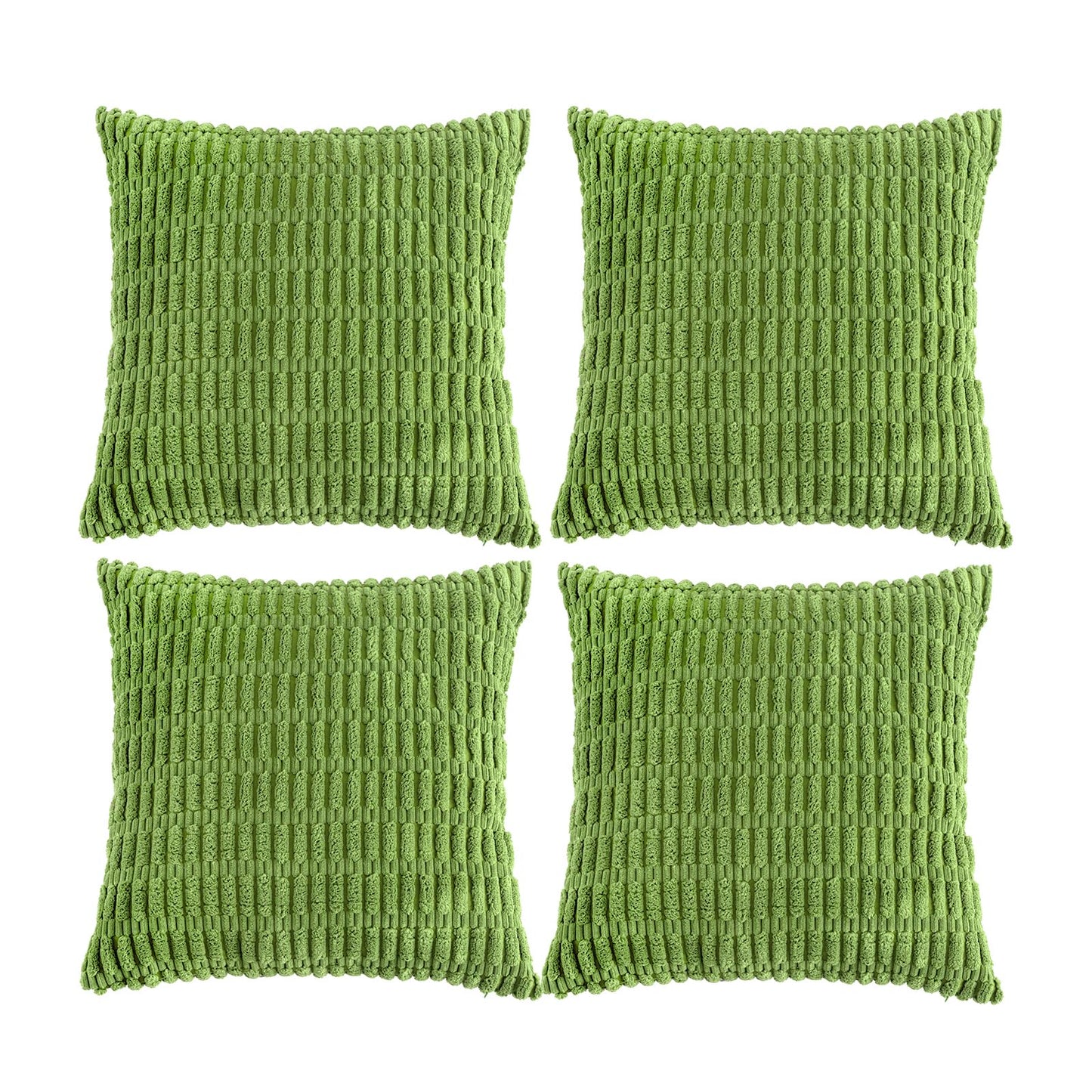Fancy Homi 4 Packs Decorative Throw Pillow Covers for Living Room Couch Bed, Modern Farmhouse Boho Home Décor Accent Cushion Case, 26" x 26", Peach BST220