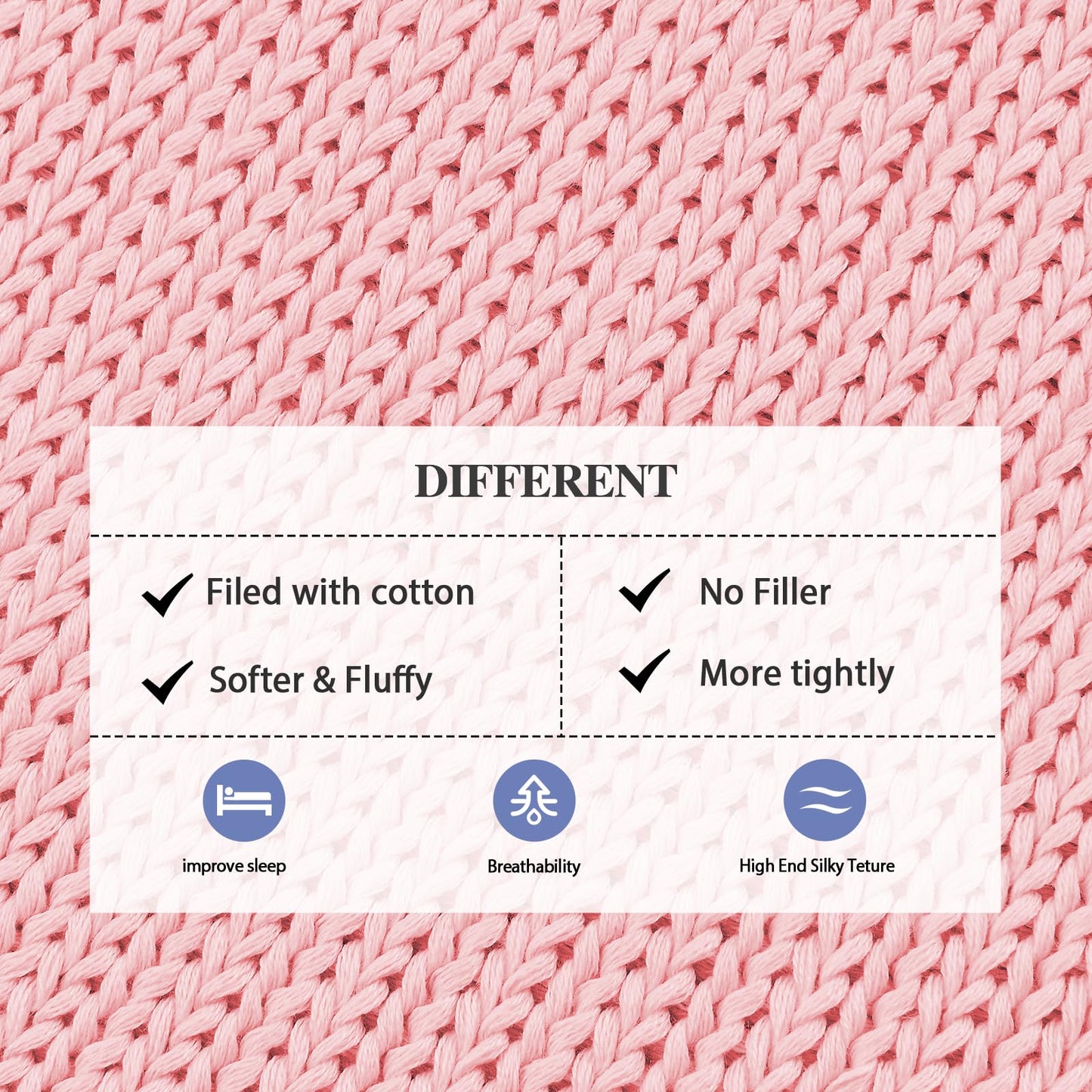 L'AGRATY Knitted Weighted Blanket - 48"x72" 12lbs Cooling Chunky Knit Heavy Blanket for Adults Braided Crochet Throw Thick Cable Yarn Knit Decorative No Beads Evenly Weighted Machine Washable | No Beads Evenly Weighted Machine Washable Chunky Braided Croc