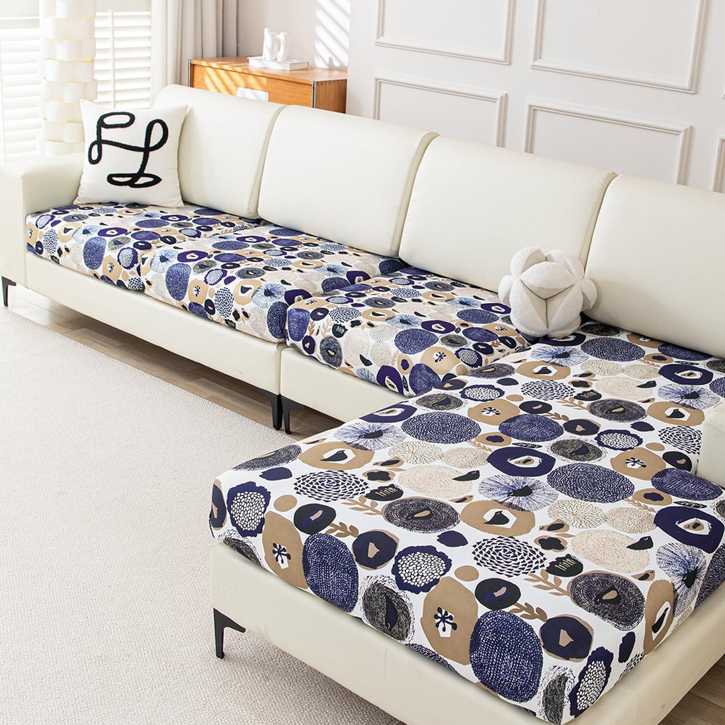 Stretch Couch Cushion Covers for Individual Sofa Seat Cushion,Washable Slipcover for Chair Loveseat Sofa,Furniture Protector Cushion Sofa Cover(Backrest or Seat) BST326H
