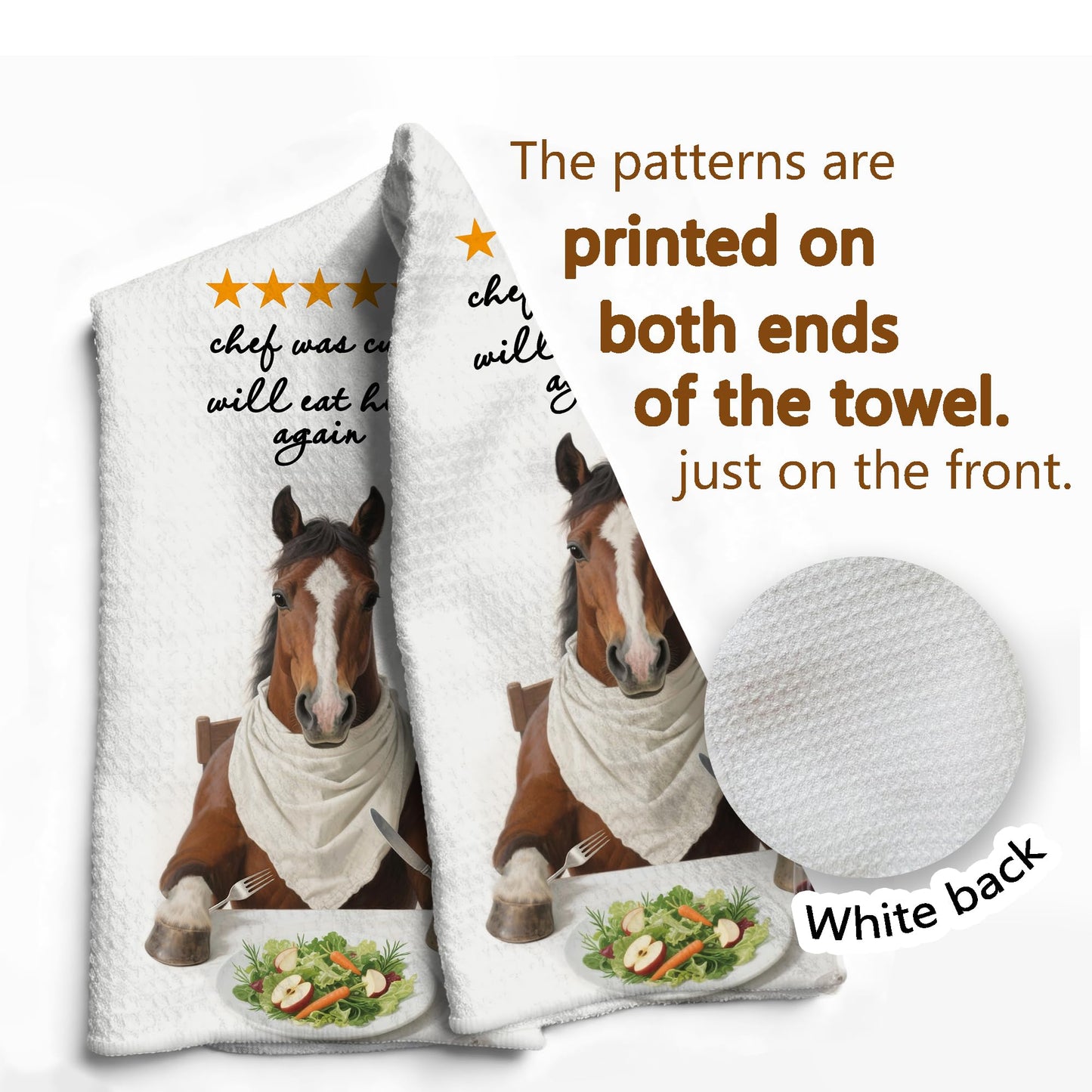 Funny Cat Gifts Kitchen Towels, Cute Cat with Knife and Fork Microfiber Dish Tea Towel for Kitchen Decor, Funny Cats Cooking Decor, is It Dinner Time Yet, 16x24 Inch BST220