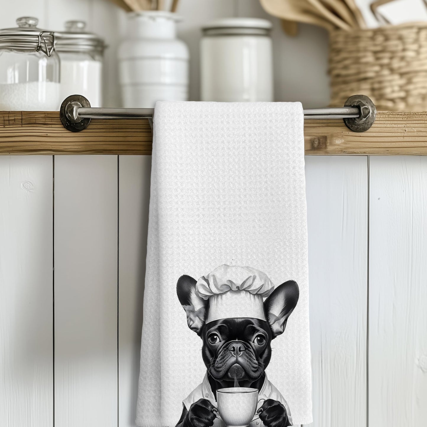 Funny Black Labrador Retriever Kitchen Towels, Black Lab Gifts Dish Tea Towels for Kitchen Decor, Gifts for Labrador Dog Lovers Hand Towels, 16x24 Inches BST202