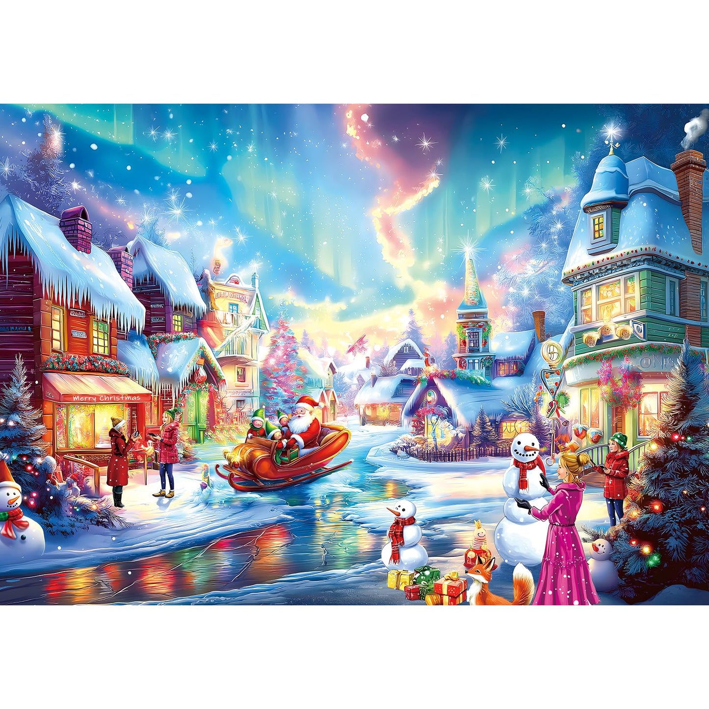 Halloween Puzzle 1000 Pieces for Adults Spooky Scarecrow Farm | Jigsaw Puzzles 1000 Pieces Autumn Horror Spooky with Pumpkin & Ghost Truck for Party Game Night, Dust-Free, 27.5"x19.7" WN420