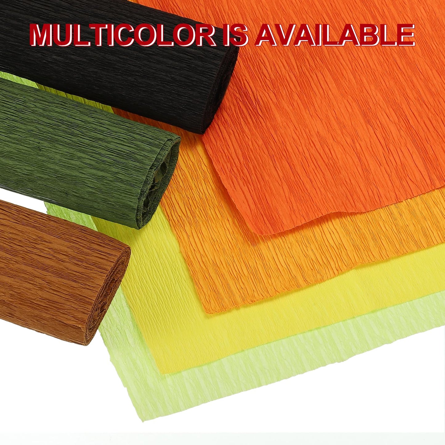 MECCANIXITY Crepe Paper Roll 7.5ft Long 20 Inch Wide for Wedding Ceremony Various Large Festivals Decoration, Light Champagne BST326L