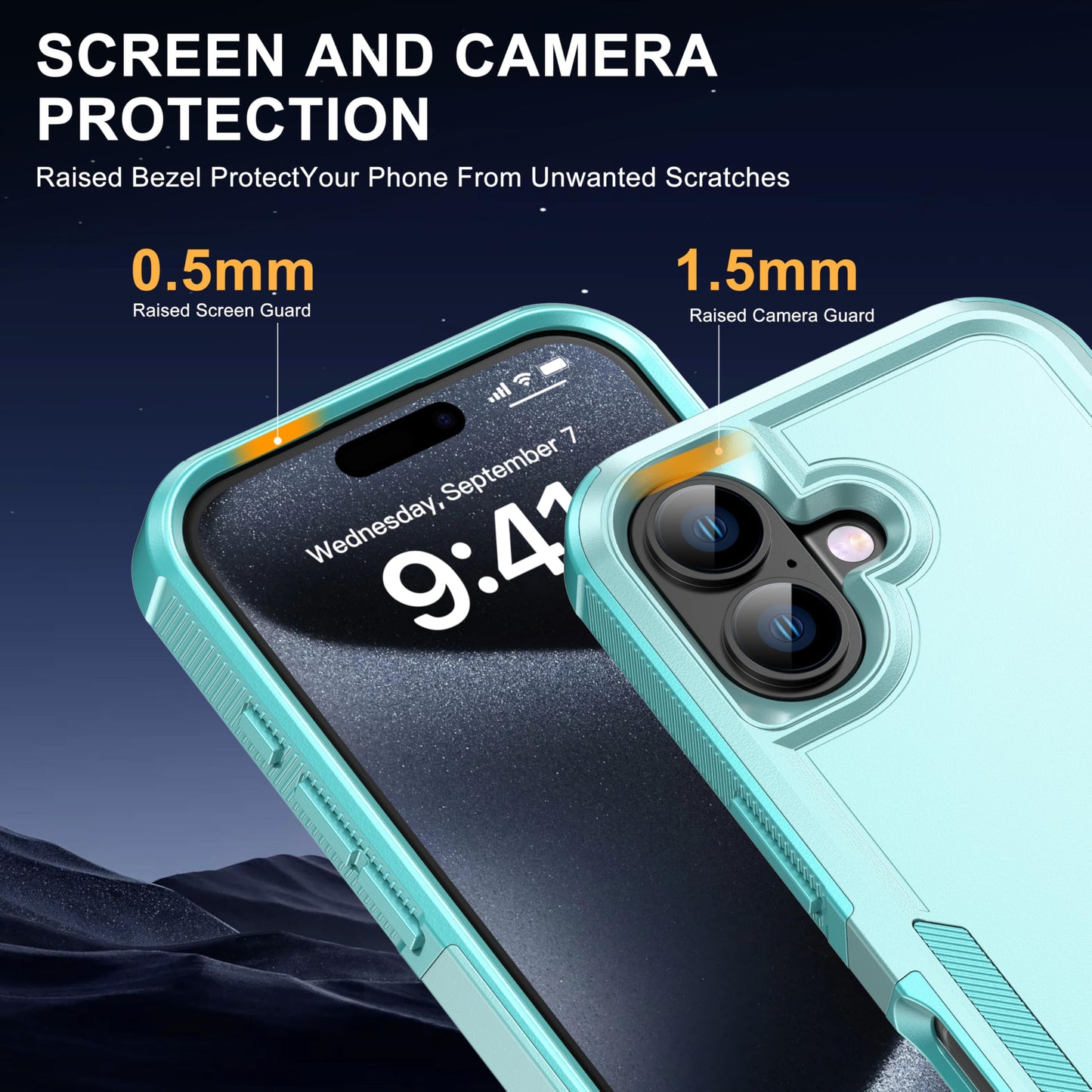 Magnetic for iPhone 17 Air Case [Compatible with MagSafe] [Shockproof] [Heavy Duty Protection] Pocket-Friendly & Tough Non-Slip Protective Phone Cover for iPhone 17Air 6.6", Black WN420