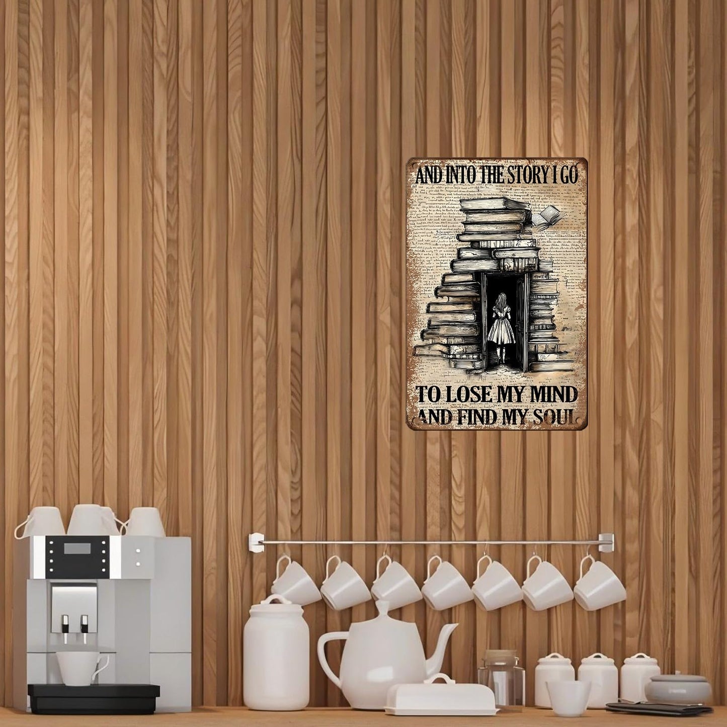 Vintage Cat Sign That's What I Do Write And I Know Things Metal Poster Sign for Home Bar Pub Kitchen Garage Restaurant Wall Deocr 12 * 8inch BST220