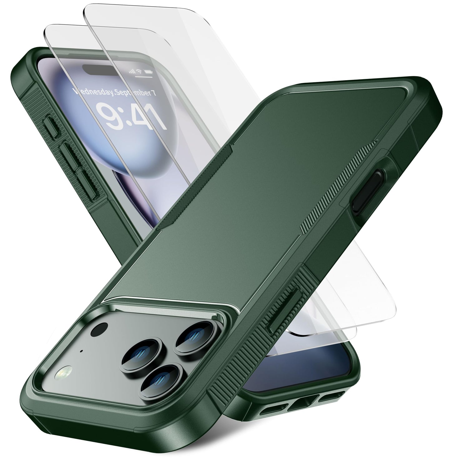 Magnetic for iPhone 17 Air Case [Compatible with MagSafe] [Shockproof] [Heavy Duty Protection] Pocket-Friendly & Tough Non-Slip Protective Phone Cover for iPhone 17Air 6.6", Black WN420