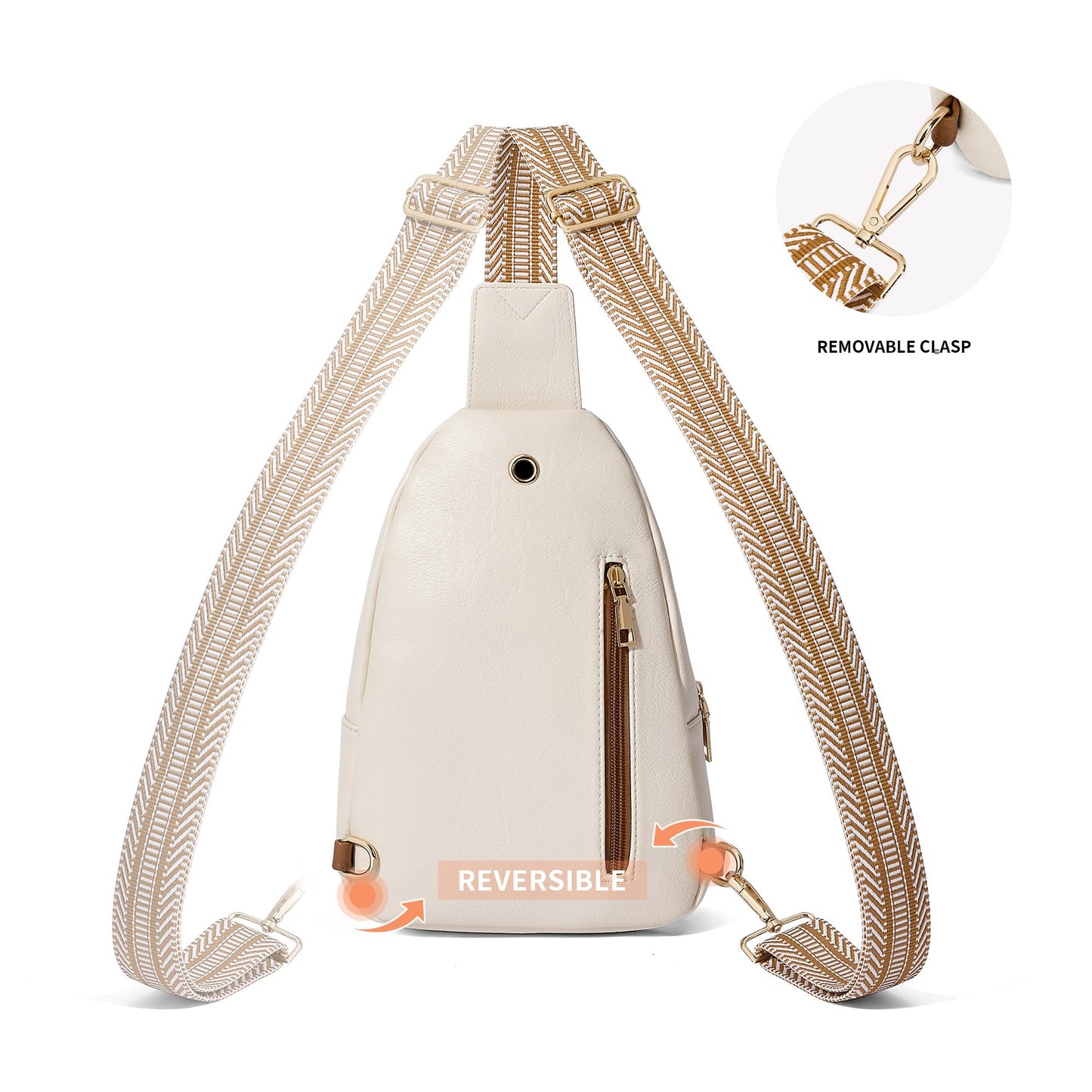 CORALDAISY Crossbody Bags for Women Fanny Pack Sling Bag Crossbody Purse Travel Purses for Women BST220