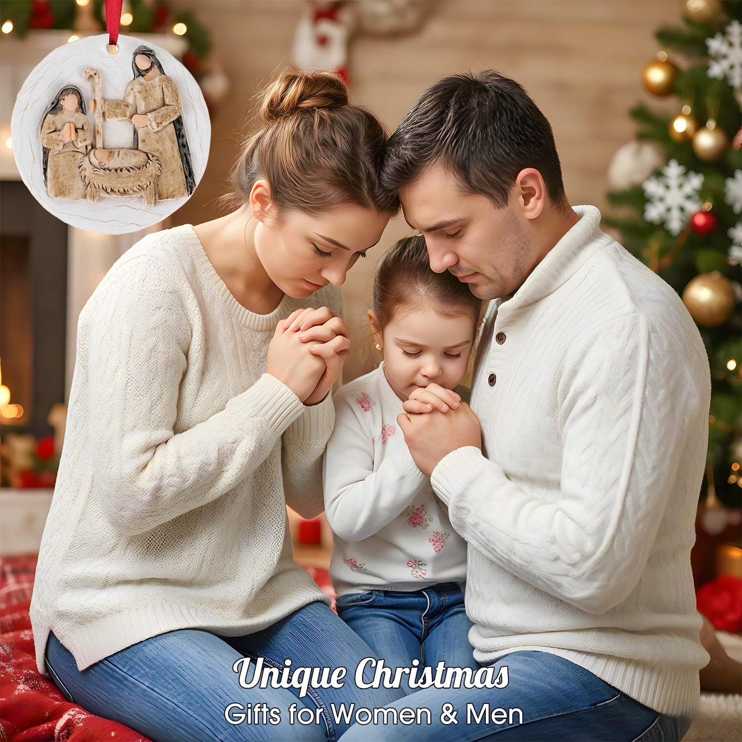 3D Christmas Ornament 2026 Wedding Gifts for Couple - Romantic Our First Christmas Married Engaged Ornament Bridal Shower Gift - Just Married Ornaments for Xmas Tree, Mr and Mrs Gifts for Newlyweds BST326H