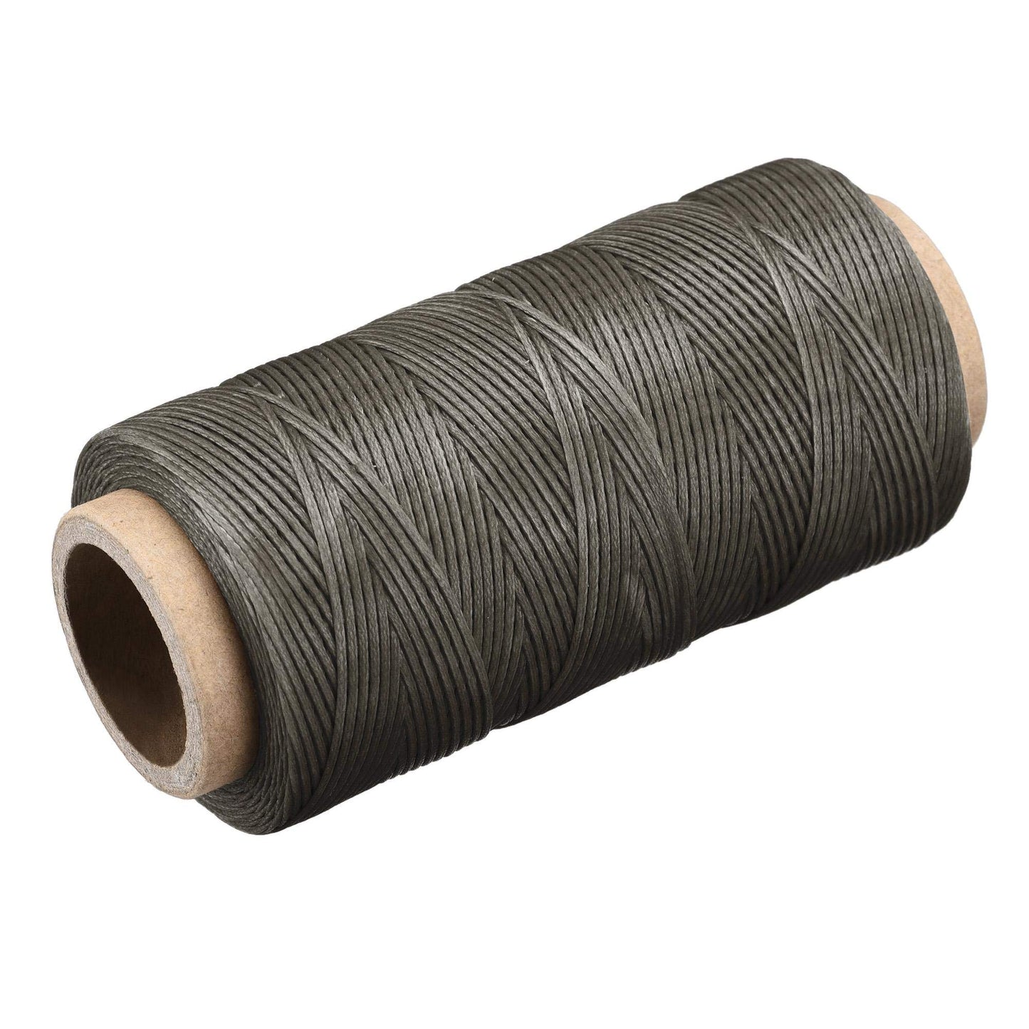 uxcell Leather Sewing Thread 186 Yards 210D/1mm Polyester Waxed Cord for Manual Sewing, Wheat BST326H